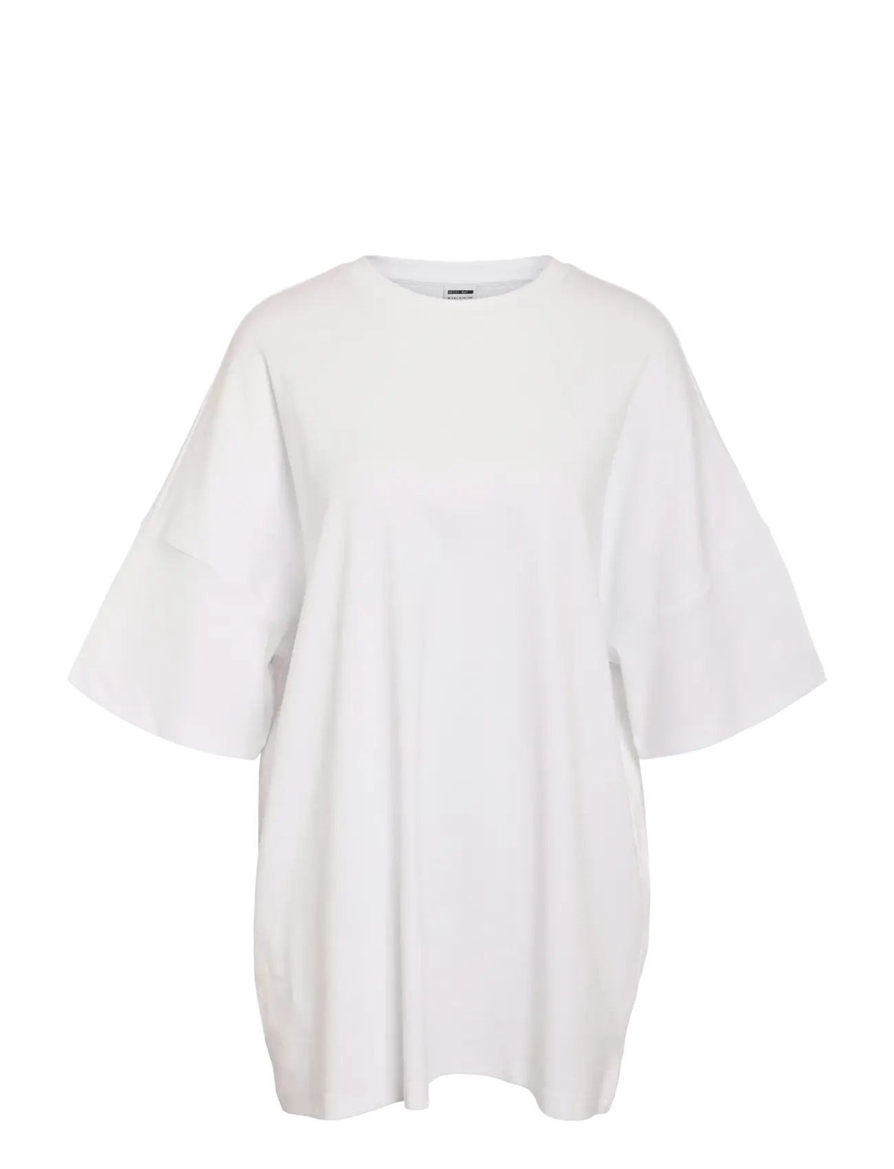 NMMOCCA 2/4 BOXY TEE DRESS JRS FWD NOOS - BRIGHT WHITE