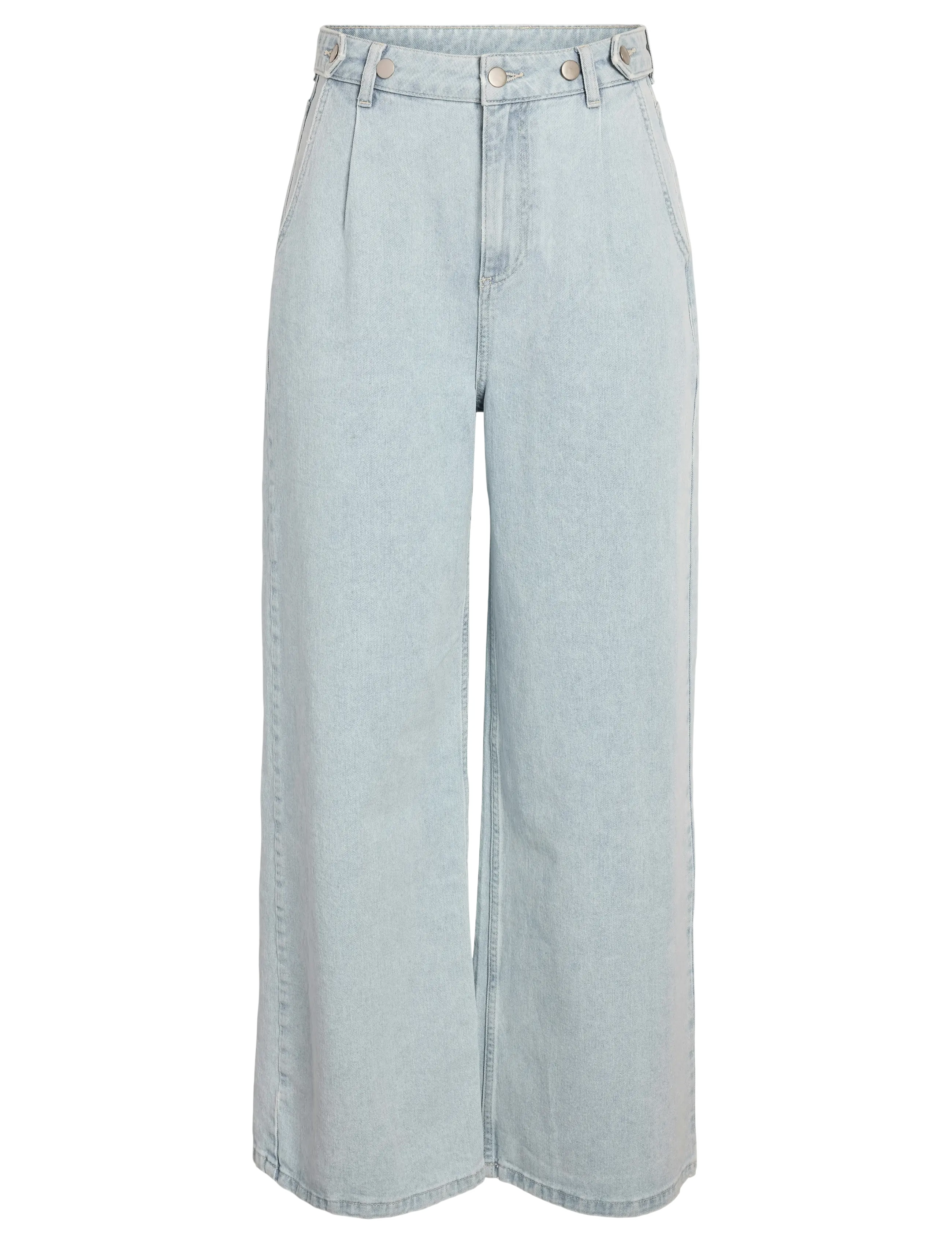 NOISY MAY NMSEWA HW WIDE JEANS EN014LB SK - Kleidung - LIGHT BLUE DENIM / blue