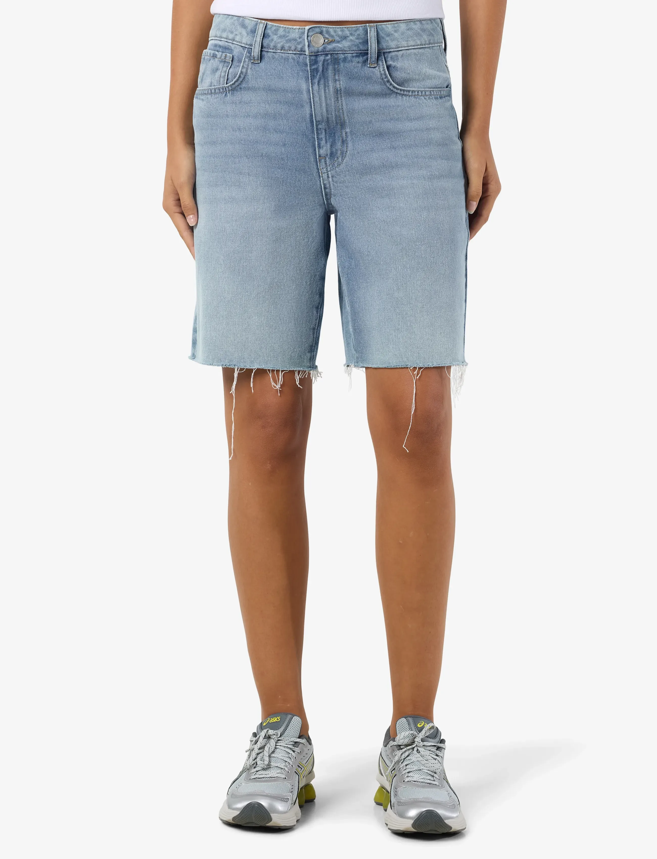 NOISY MAY - NMHOLLA NW LOOSE SHORTS AZ425LB NOOS - jeansshorts - light blue denim - 0