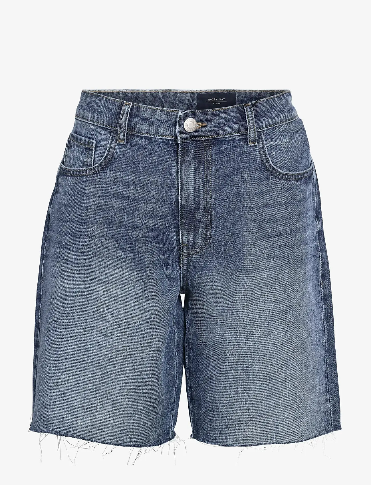 NOISY MAY - NMHOLLA NW LOOSE SHORTS AZ426MB NOOS - jorts - medium blue denim - 1