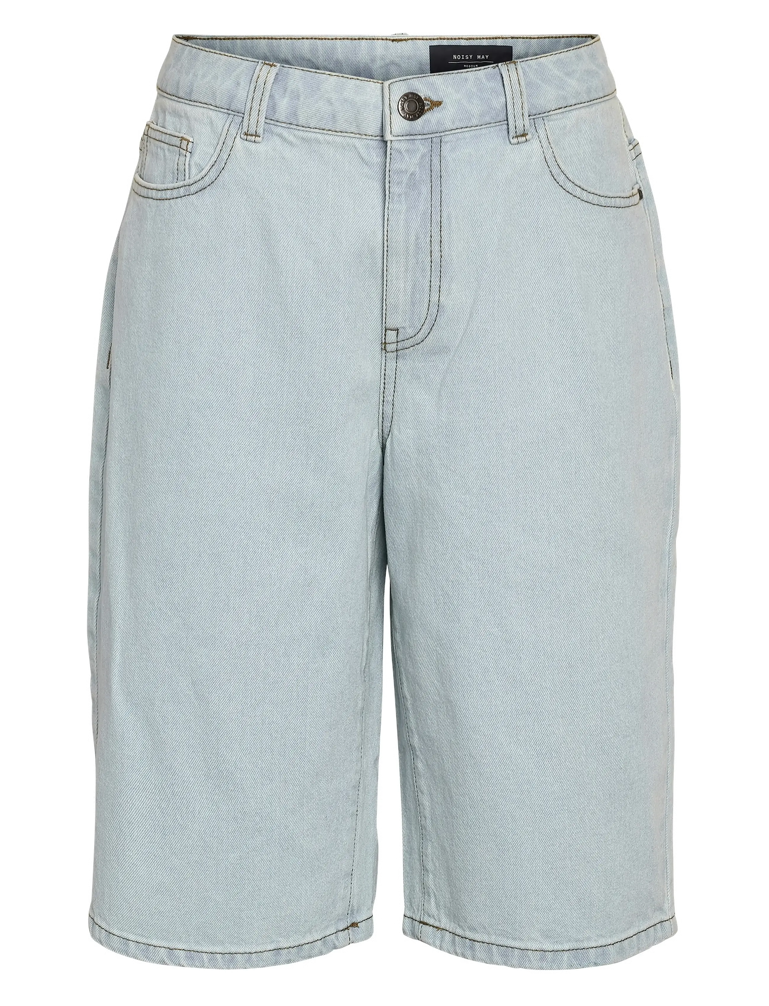 NOISY MAY NMNUSTY NM LOOSE WORKER SHORT VI542LB - Denimshorts - LIGHT BLUE DENIM / blue