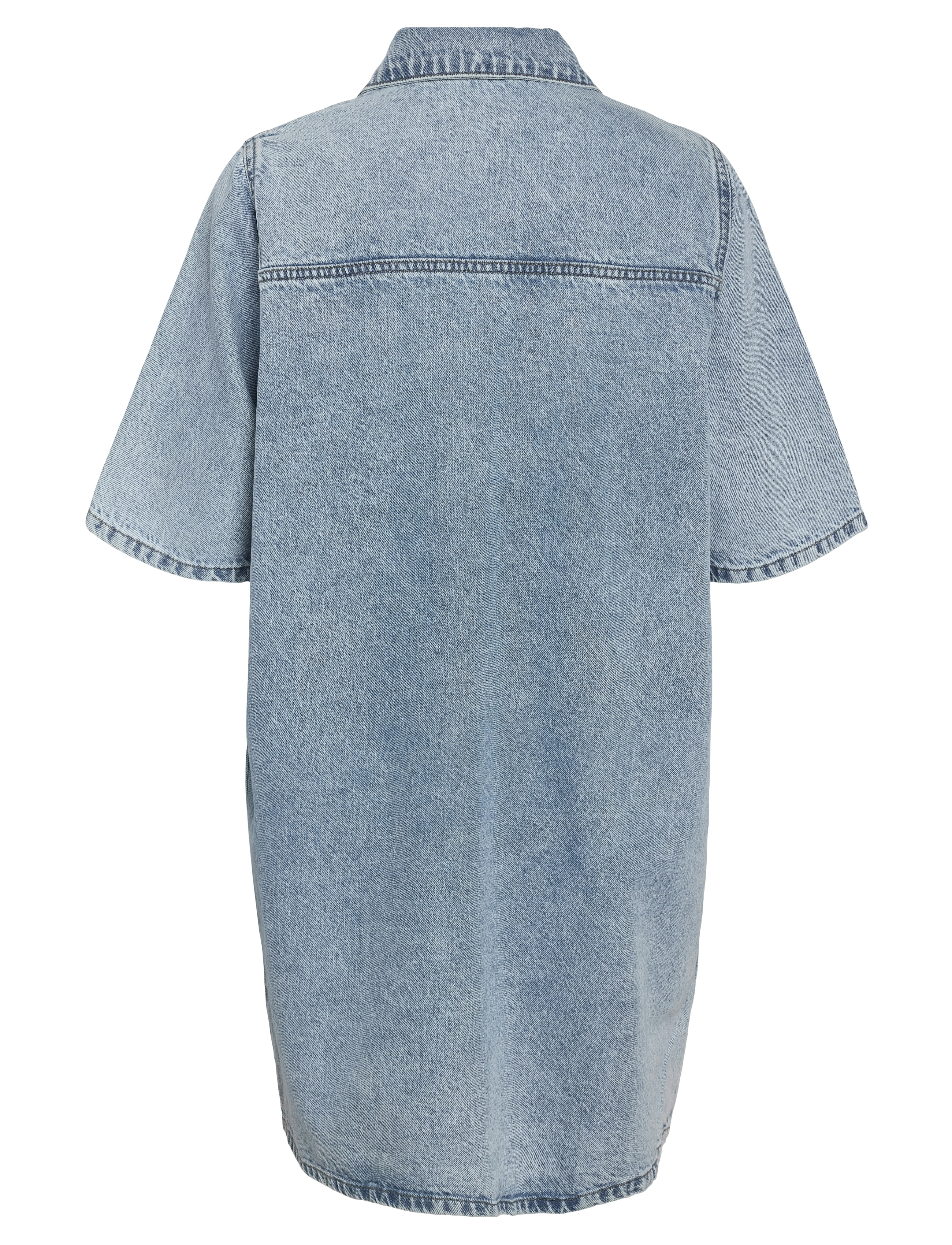 NOISY MAY - NMINDIE S/S SHORT DRESS AZ429LB - light blue denim - 2