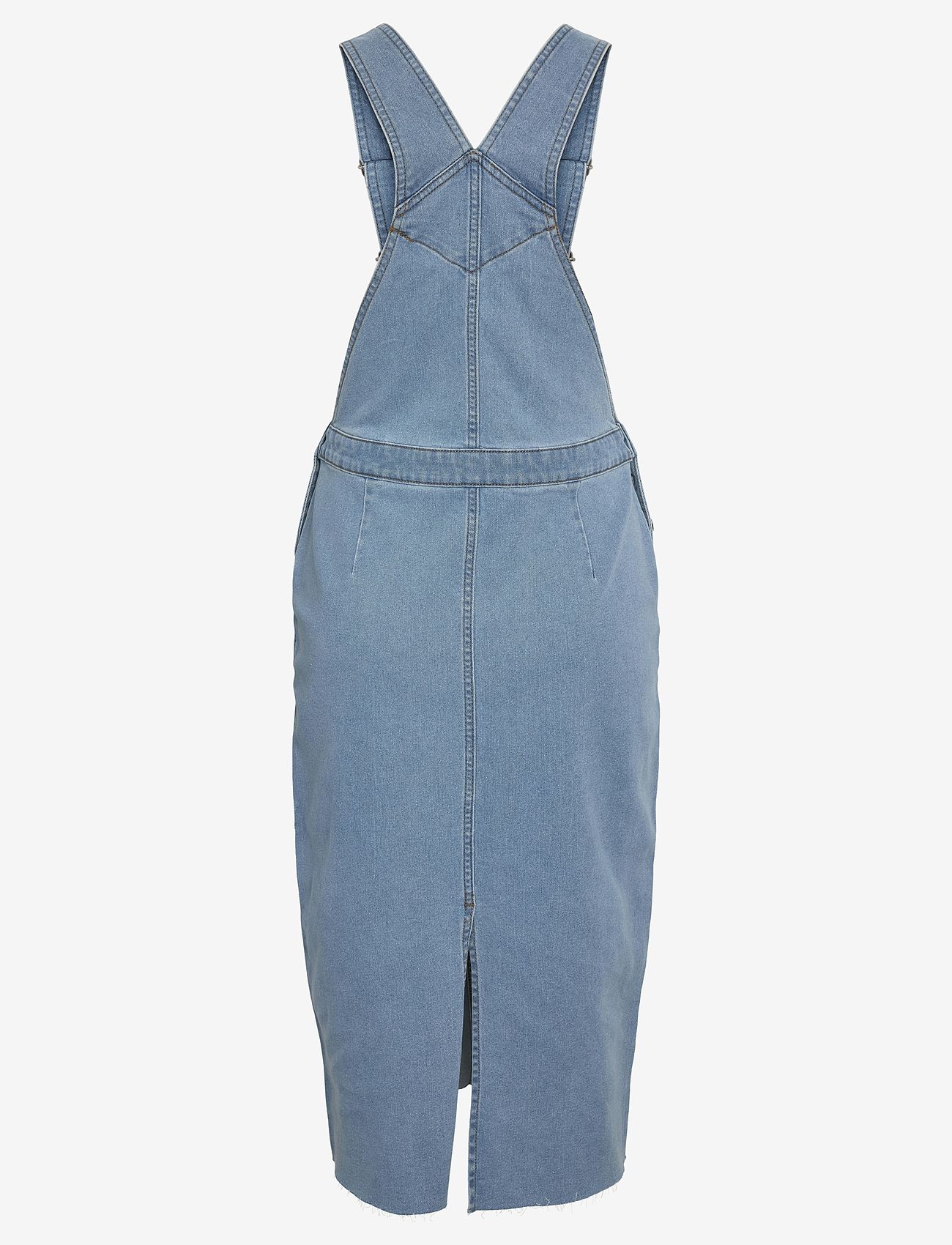 NOISY MAY - NMSIA MIDI DUNGAREE SHORT DRESS VI494LB - light blue denim - 1