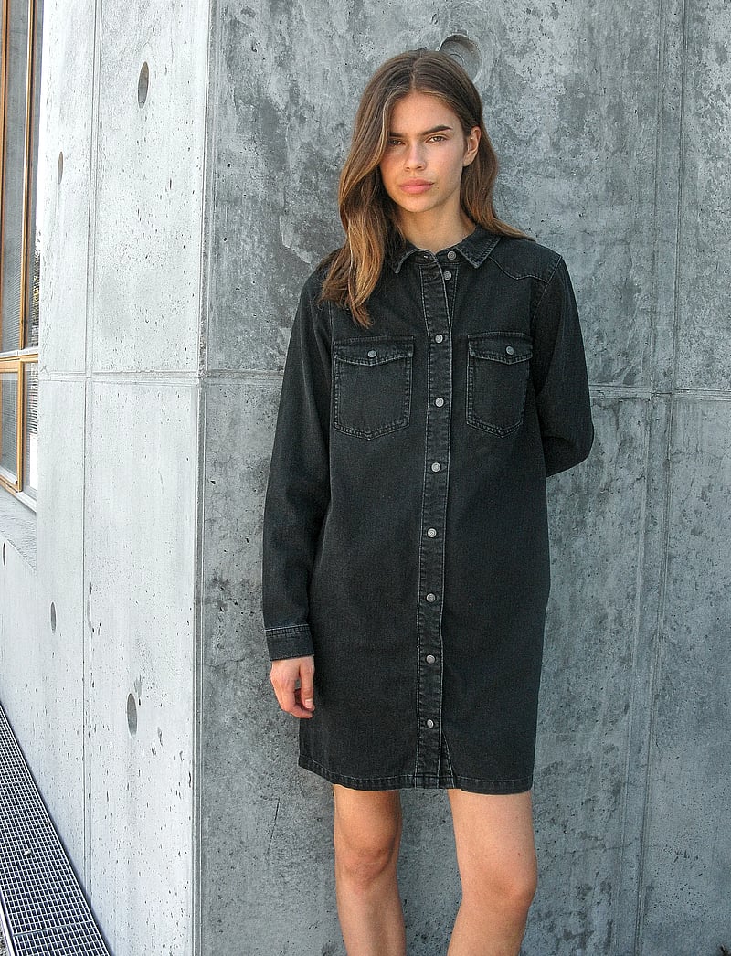 Noisy May Damen Nmkerry S/S Short Aop Dress S*, Cerulean/Aop:flower, XS