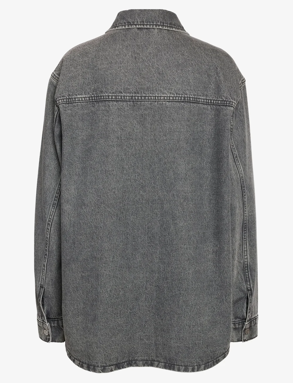 NOISY MAY - NMALVA L/S DNM SHACKET AZ450MG NOOS - denim shirts - medium grey denim - 2