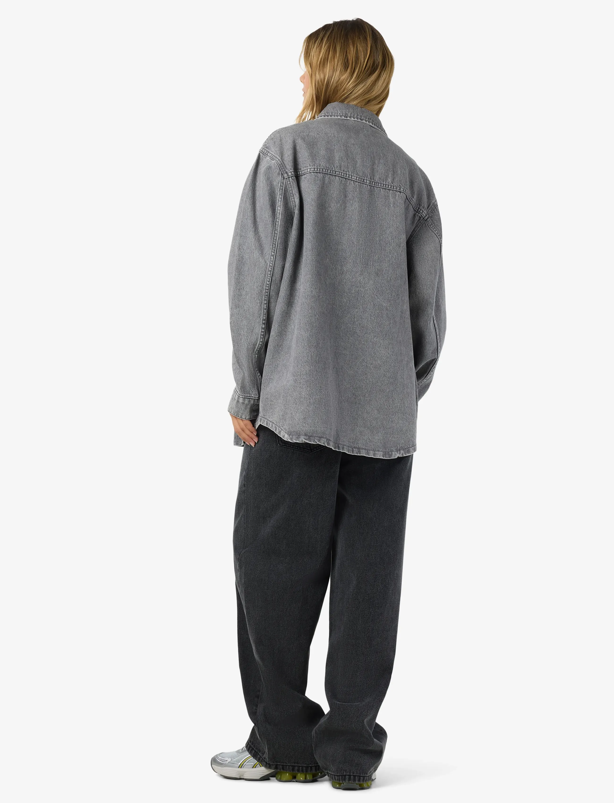 NOISY MAY Nmalva L/S Dnm Shacket Az450Mg Noos skjortor dam – bild 7