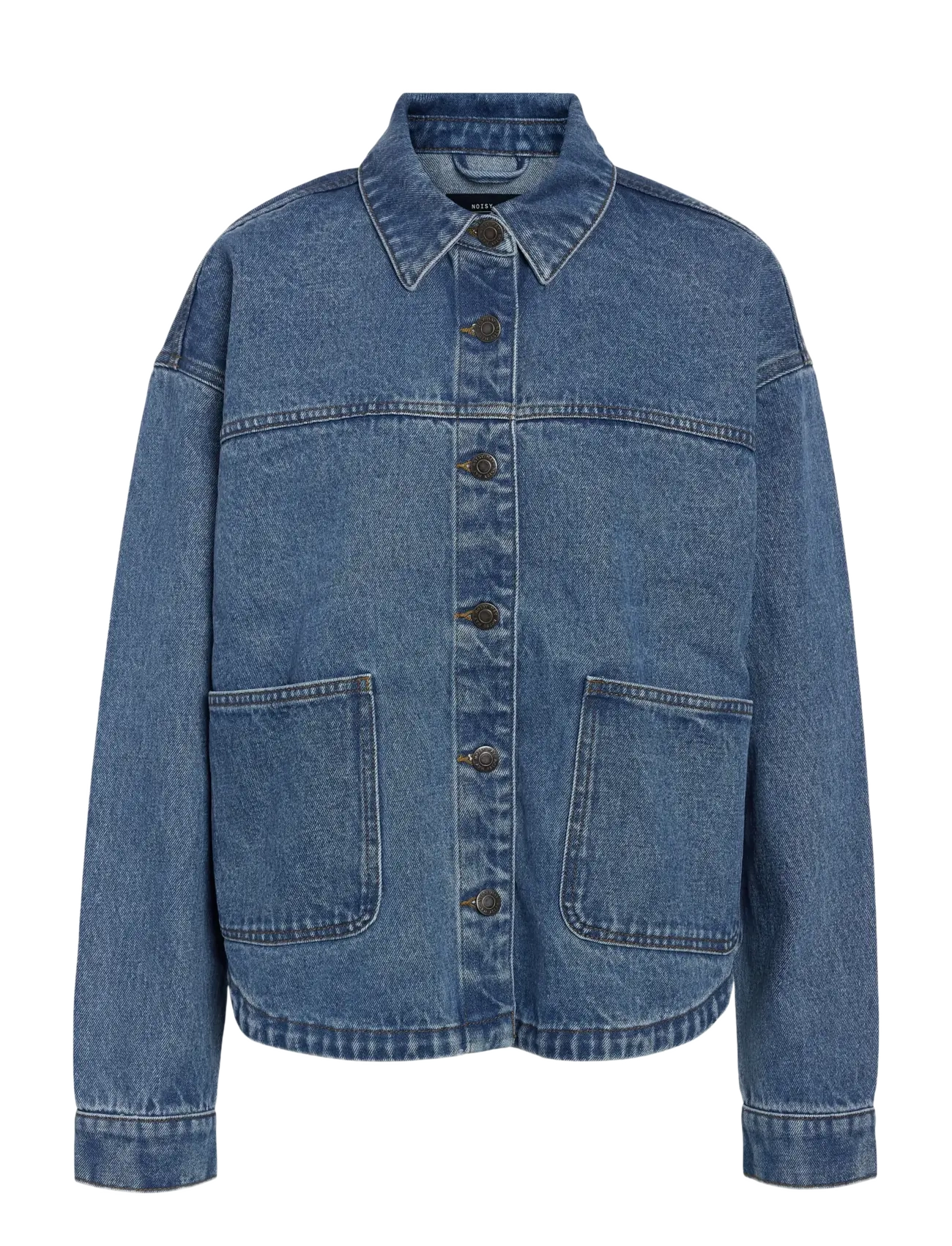 NOISY MAY NMKETTIE L/S REG DNM JCKET VI557MB NOOS - Jakker & Frakker - MEDIUM BLUE DENIM / blue