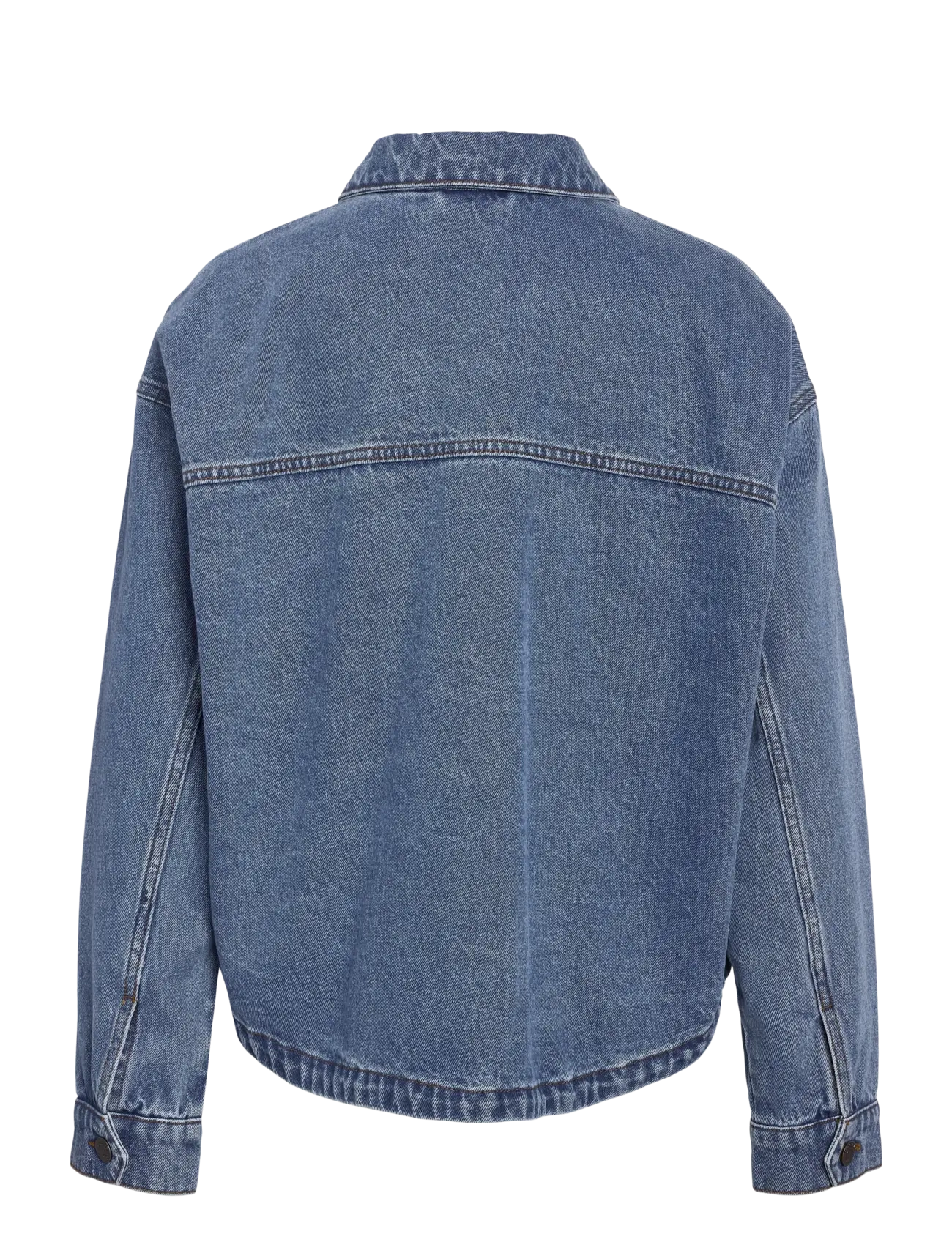 NOISY MAY - NMKETTIE L/S REG DNM JCKET VI557MB NOOS - frühlingsjacken - medium blue denim - 2