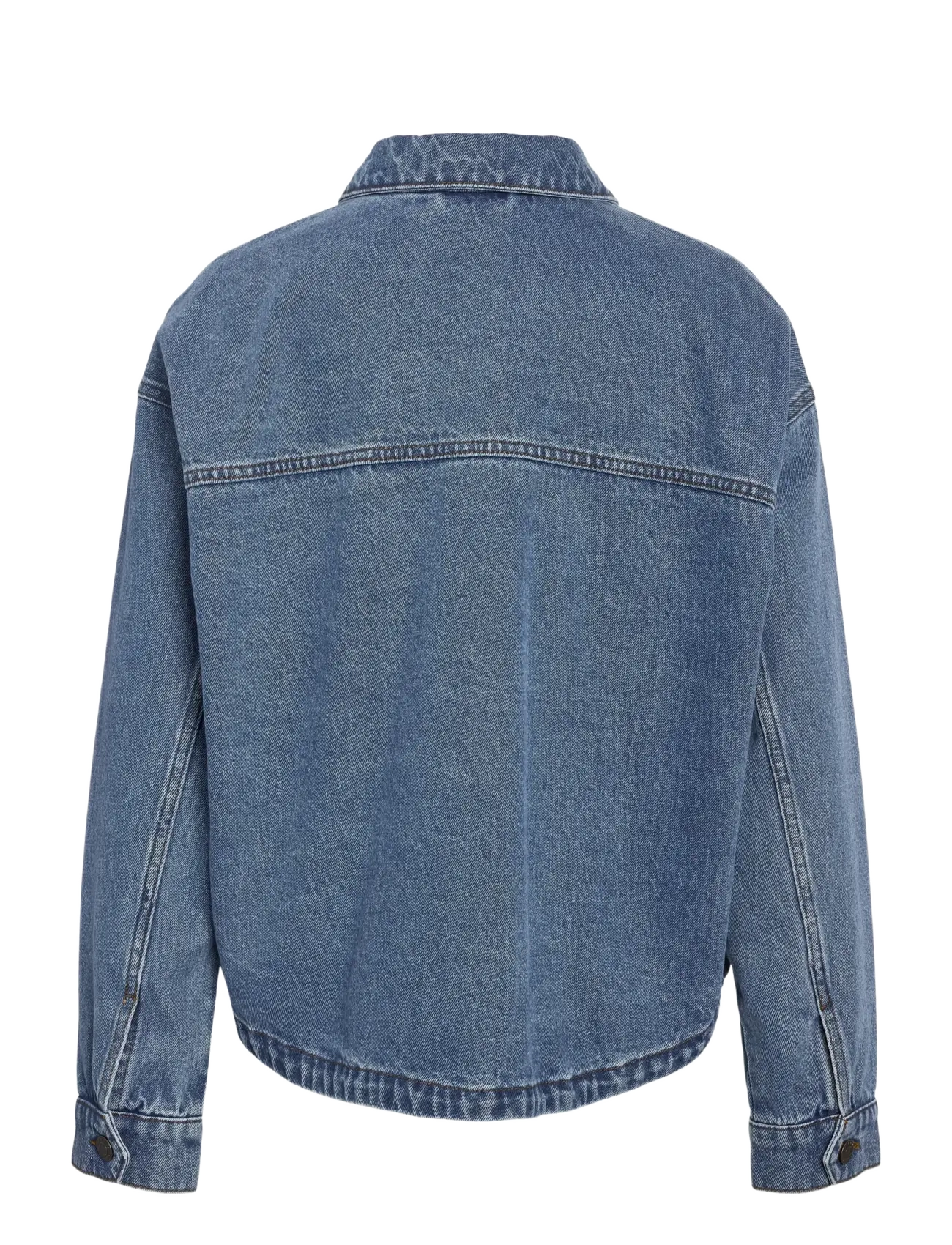 NOISY MAY - NMKETTIE L/S REG DNM JCKET VI557MB NOOS - frühlingsjacken - medium blue denim - 2