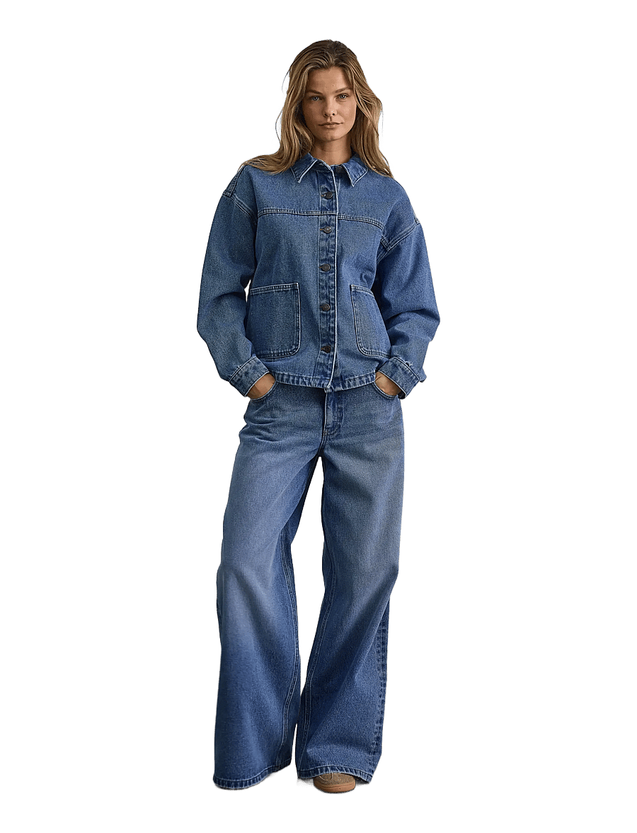 NOISY MAY - NMKETTIE L/S REG DNM JCKET VI557MB NOOS - frühlingsjacken - medium blue denim - 3