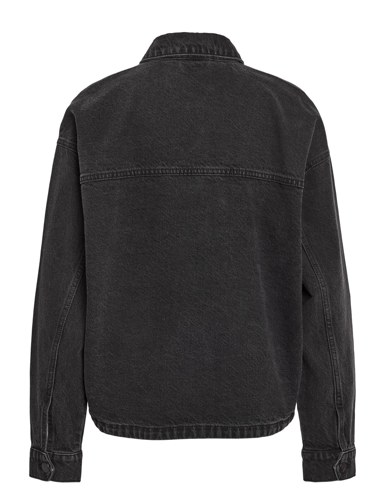 NOISY MAY - NMKETTIE L/S REG DNM JCKET VI559BL NOOS - forårsjakker - black denim - 2