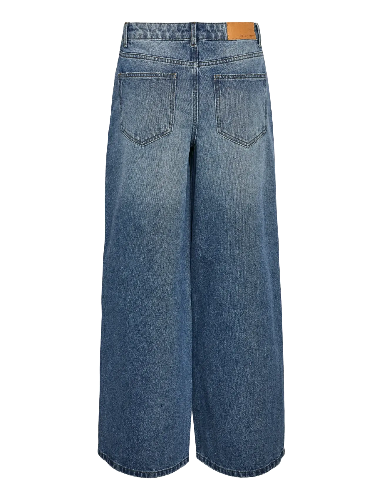 NOISY MAY - NMKETTIE MW WIDE JEANS VI557MB NOOS - vida jeans - medium blue denim - 2