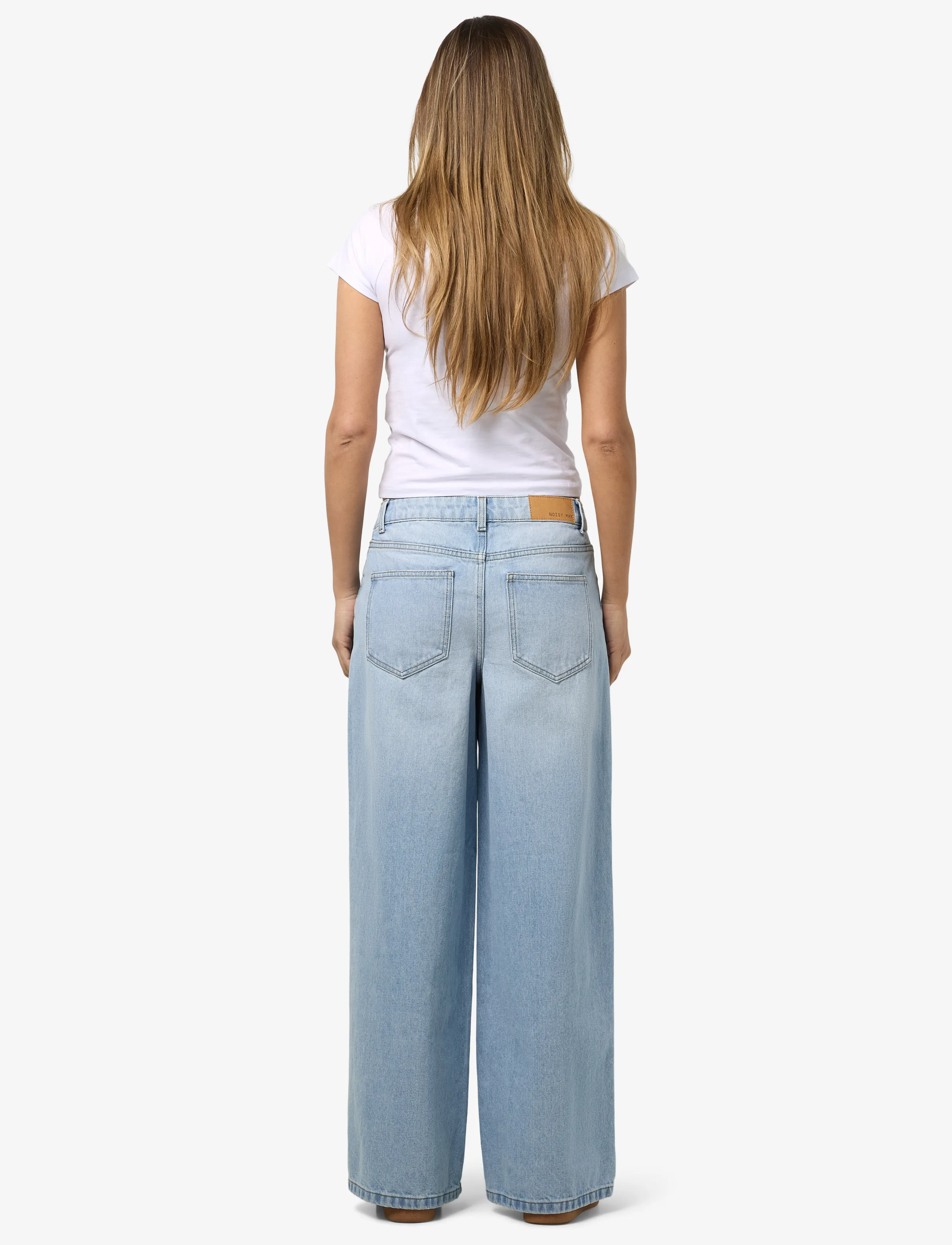 NOISY MAY - NMKETTIE NW WIDE LEG JEANS NOOS VI562LB - light blue denim - 4