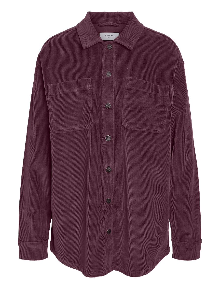 NOISY MAY - NMCORD ALVA L/S SHACKET NOOS - frühlingsjacken - fig - 0