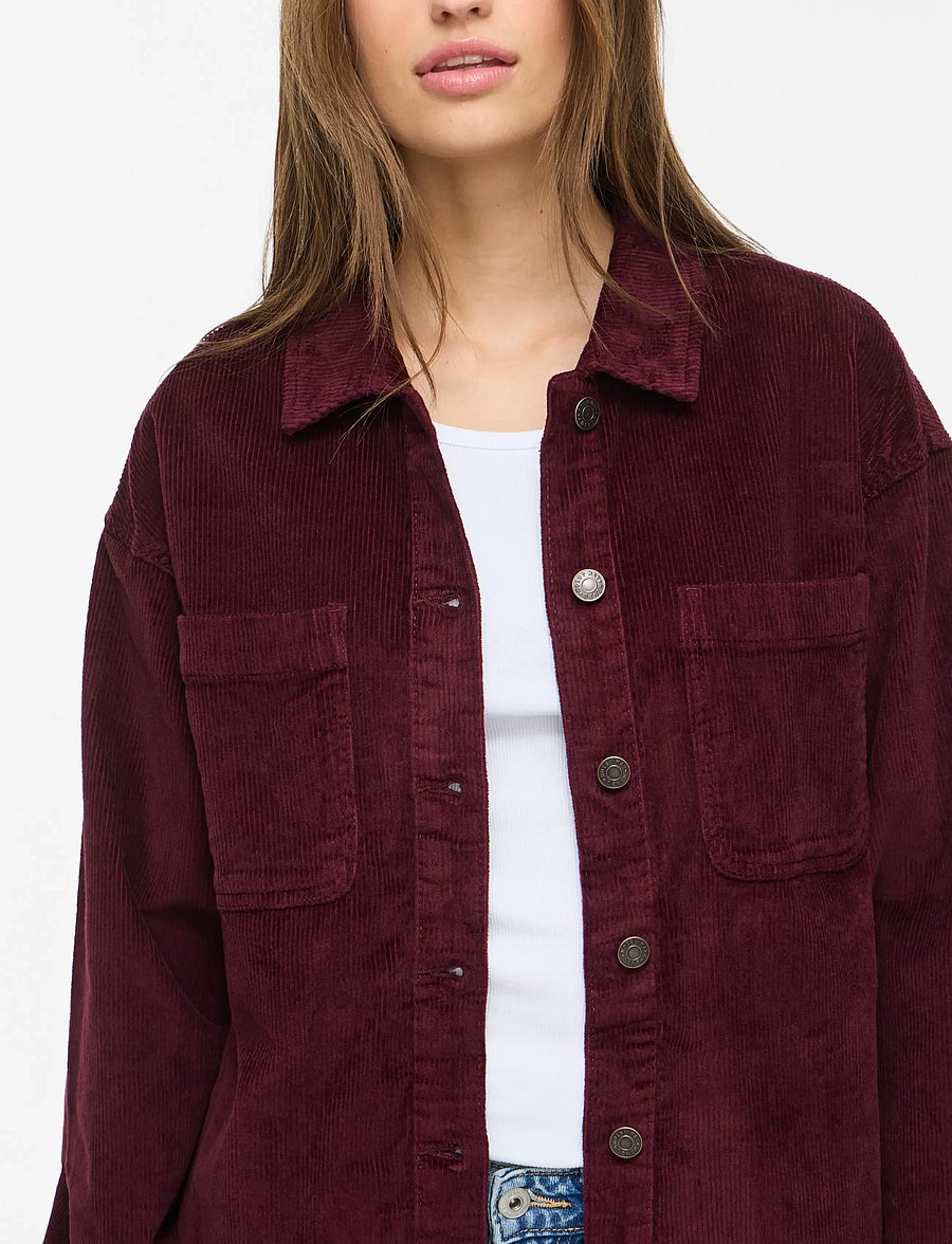 NOISY MAY - NMCORD ALVA L/S SHACKET NOOS - tunna jackor - fig - 5