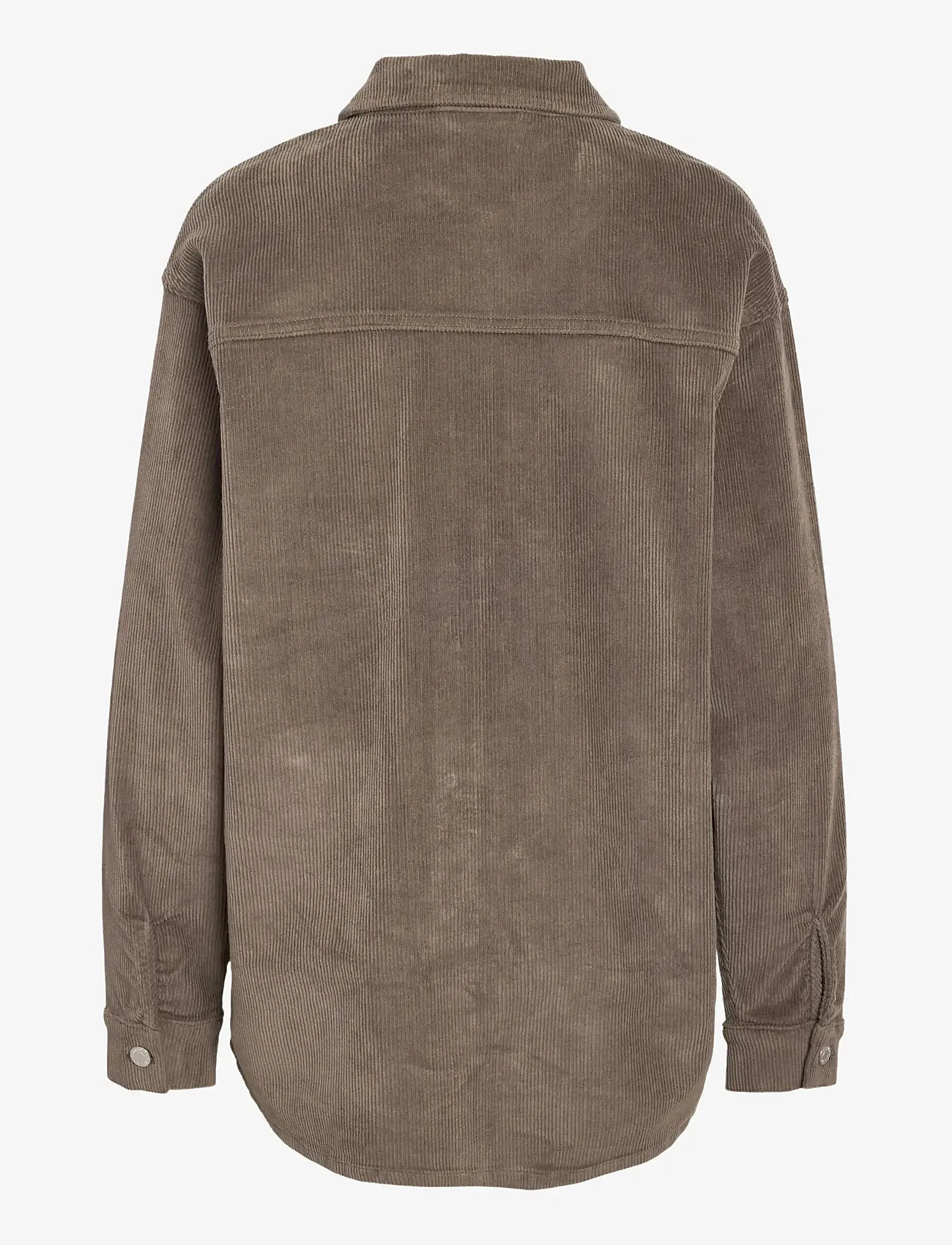 NOISY MAY - NMCORD ALVA L/S SHACKET NOOS - kevadjoped - morel - 2