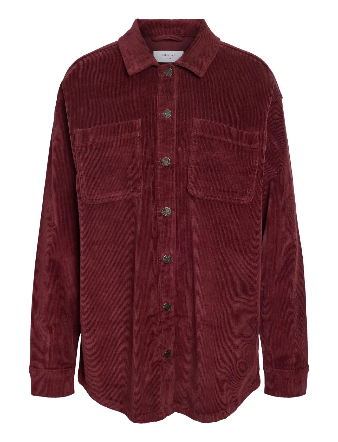 NOISY MAY NMCORD ALVA L/S SHACKET NOOS - NOISY MAY - WINDSOR WINE / burgundy
