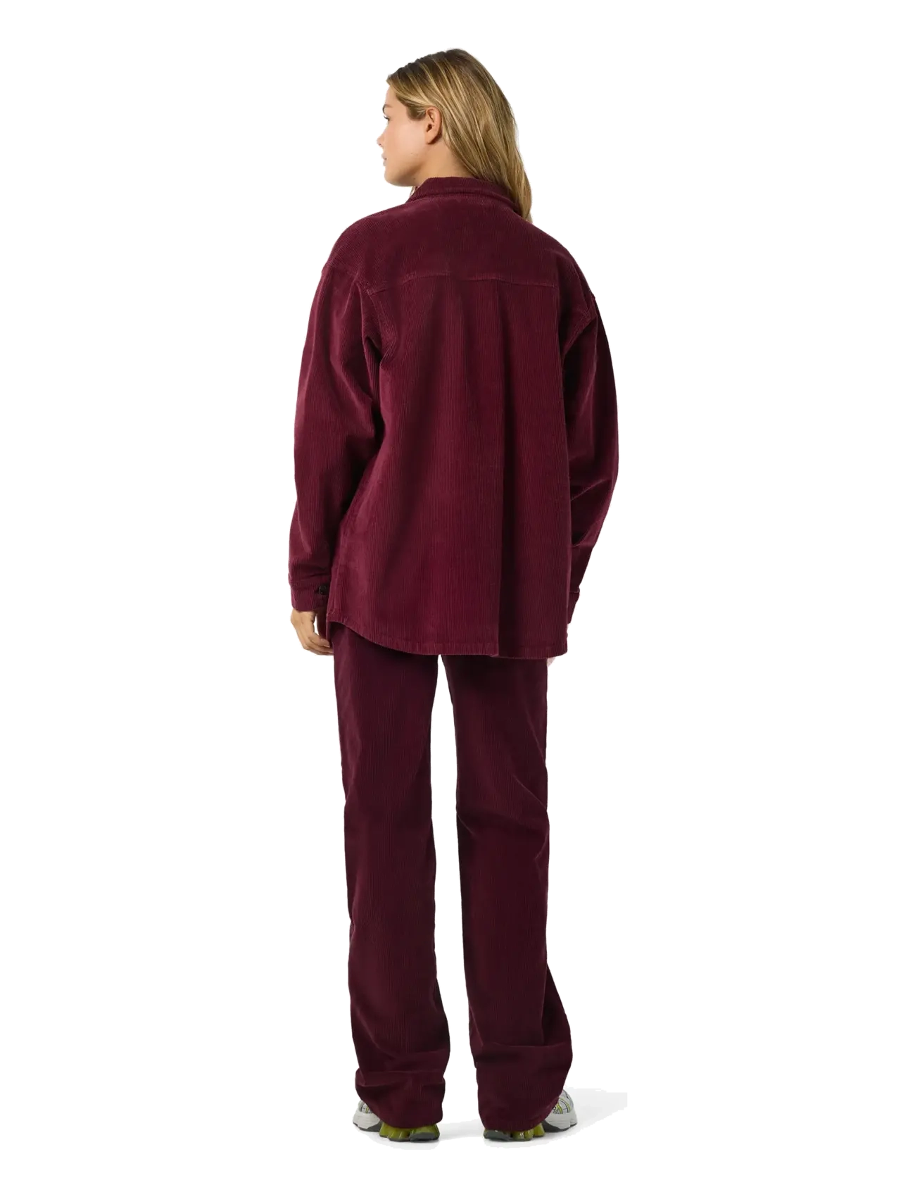 NOISY MAY - NMCORD ALVA L/S SHACKET NOOS - forårsjakker - windsor wine - 3