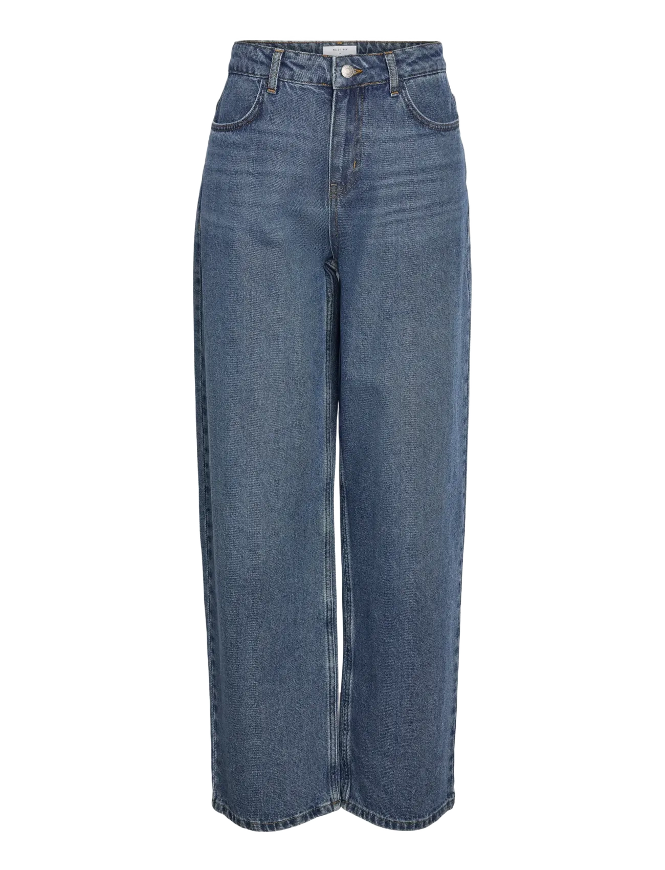 NOISY MAY NMALEXA MW LOOSE JEANS FO055MB NOOS - Jeans - MEDIUM BLUE DENIM / blue