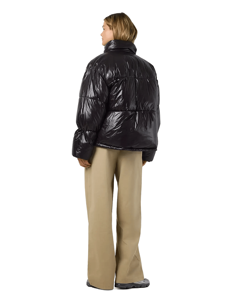 NOISY MAY - NMALLIE SHINY PUFFER NOOS - winterjacken - black - 4