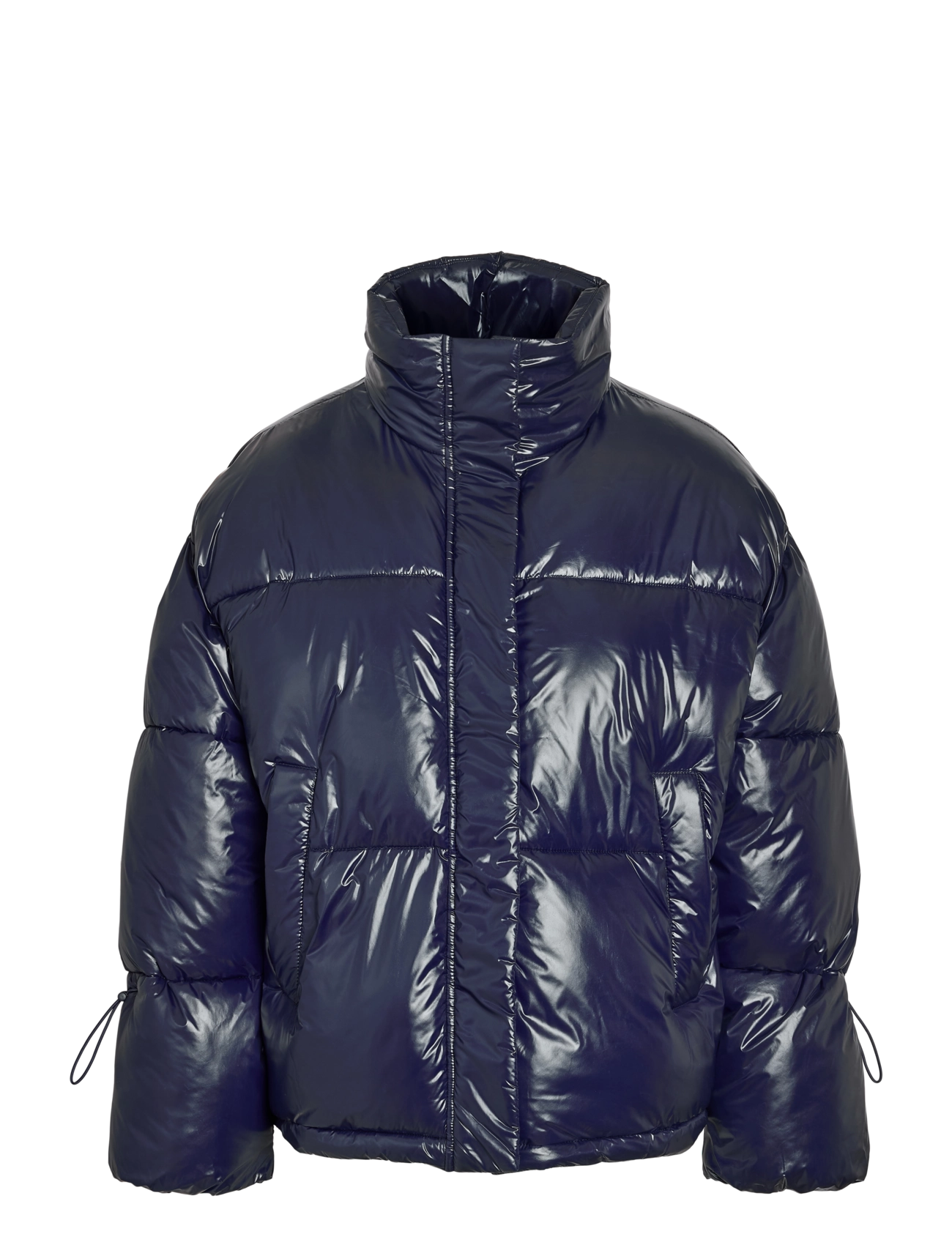 NOISY MAY - NMALLIE SHINY PUFFER NOOS - vinterjakker - navy blazer - 1