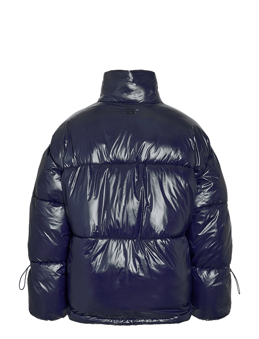 NOISY MAY - NMALLIE SHINY PUFFER NOOS - vinterjakker - navy blazer - 2