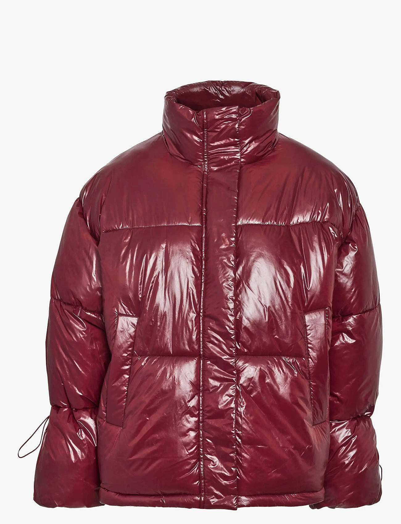 NOISY MAY - NMALLIE SHINY PUFFER NOOS - winterjassen - windsor wine - 1
