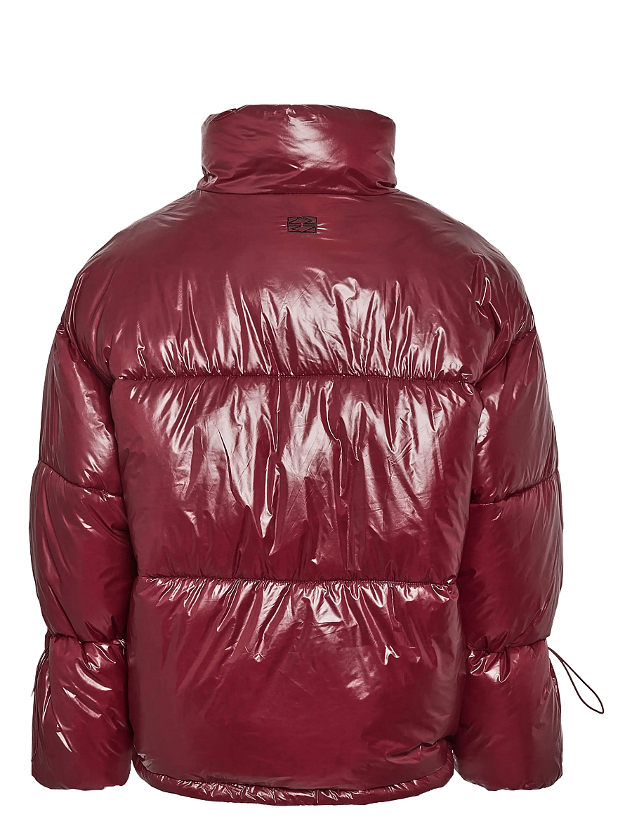 NOISY MAY - NMALLIE SHINY PUFFER NOOS - winterjassen - windsor wine - 2