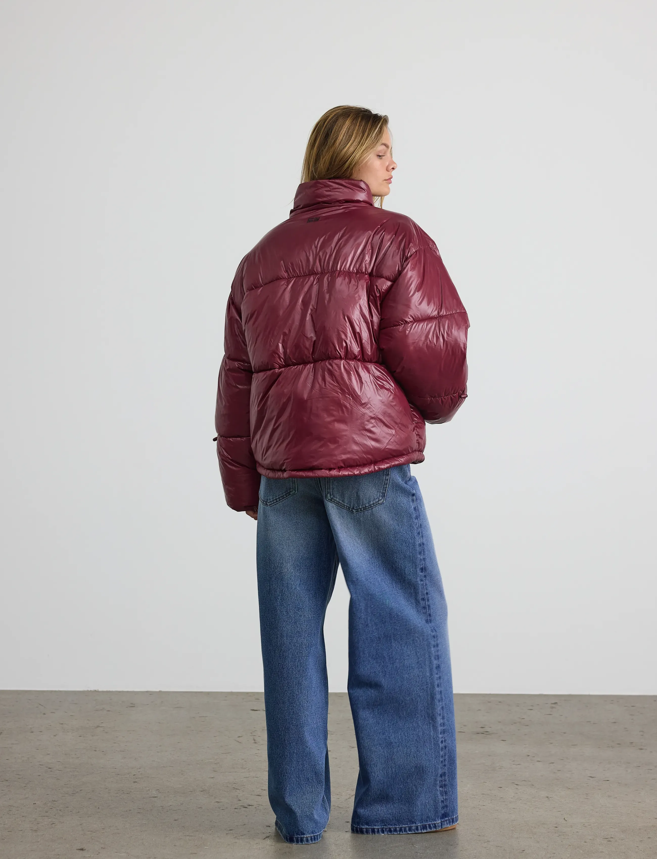 NOISY MAY Nmallie Shiny Puffer Noos, XS, Jackets, Rot - Padded Jacket, Frauen