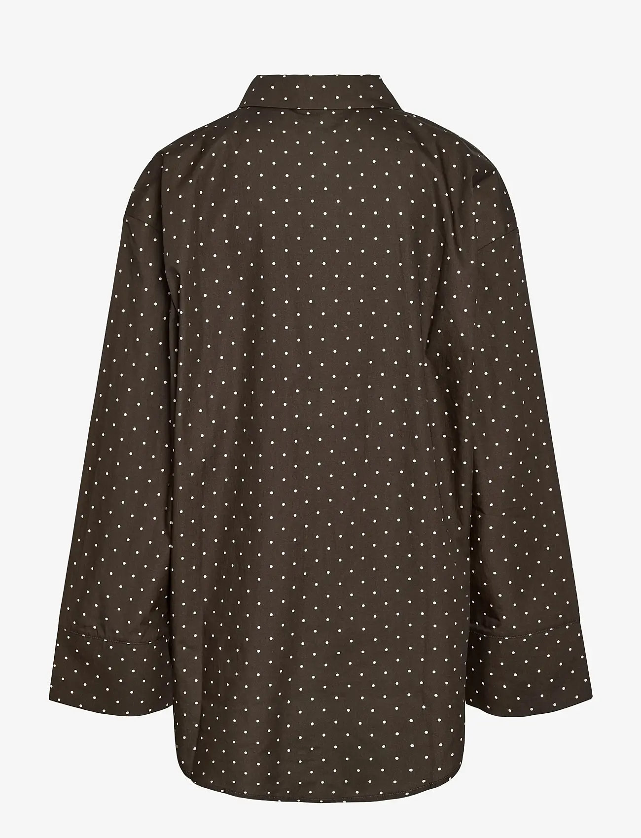NOISY MAY - NMFRIDA L/S BUTTON SHIRT WVN BOX - krekli ar garām piedurknēm - chocolate brown - 2