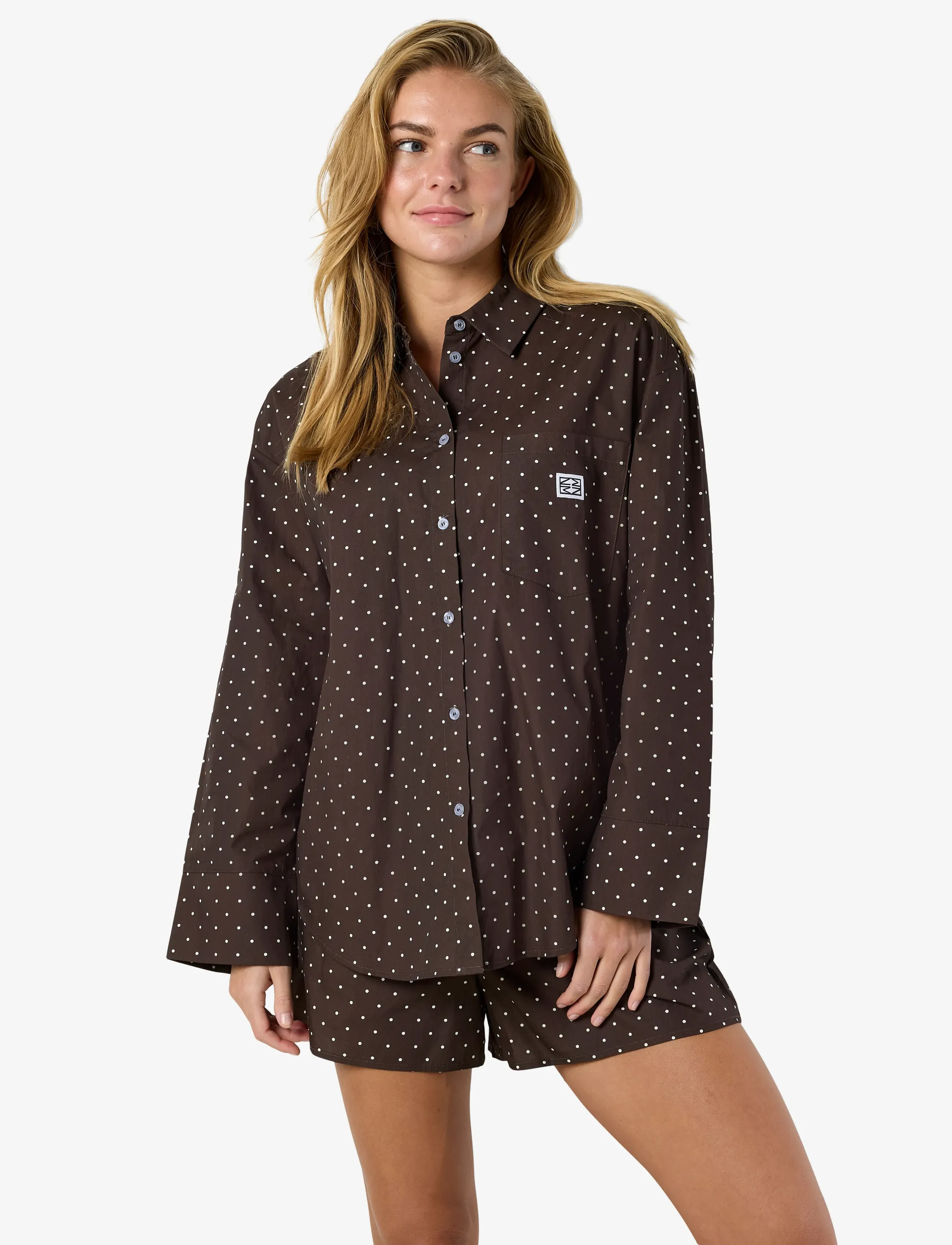 NOISY MAY Nmfrida L/S Button Shirt Wvn S* skjortor dam – bild 6