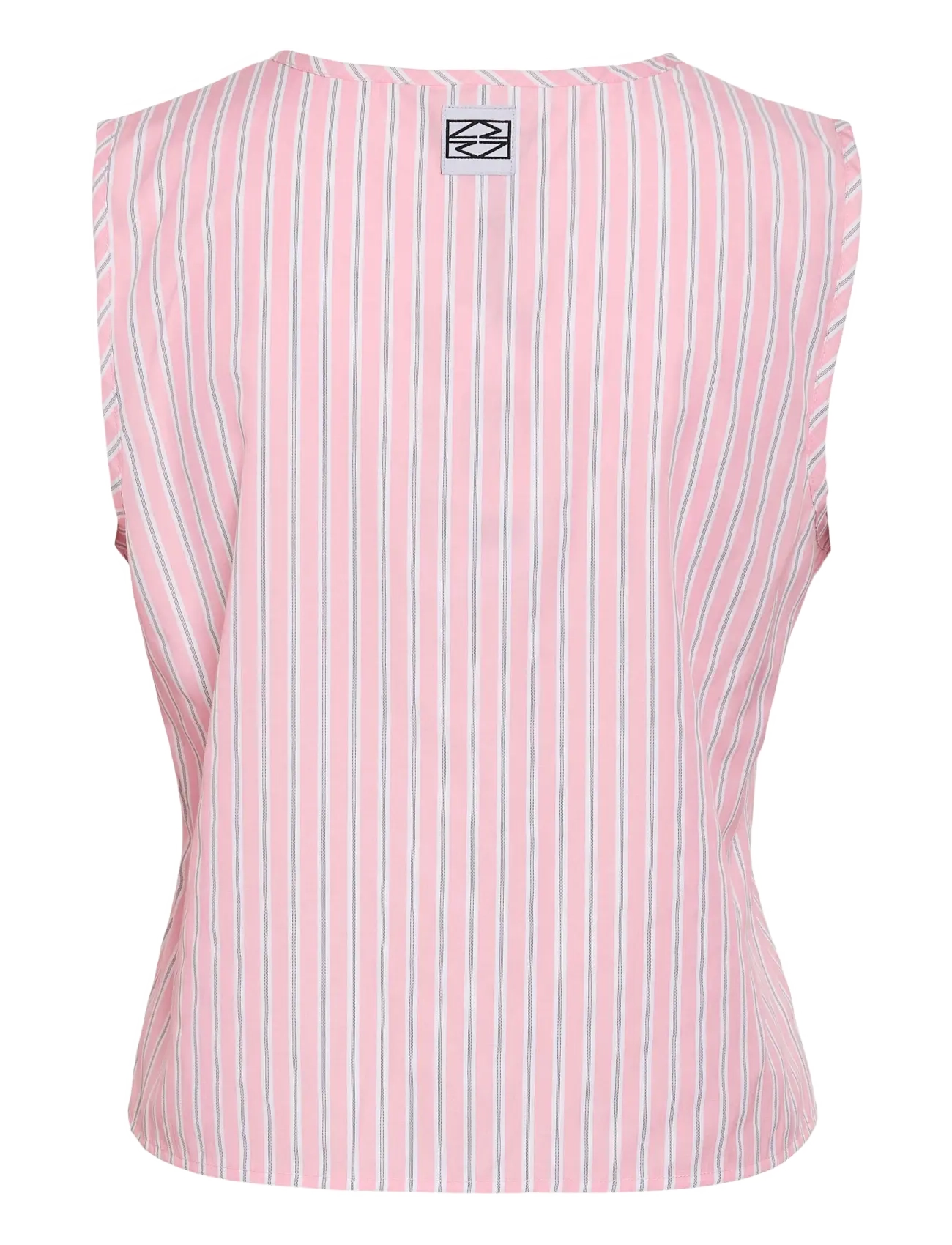 NOISY MAY - NMFRIDA S/L TIE VEST WVN - Ärmlösa blusar - bonbon - 2
