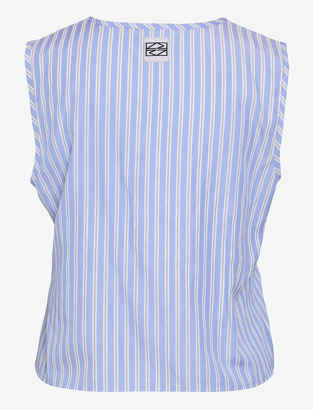 NOISY MAY - NMFRIDA S/L TIE VEST WVN - Ärmlösa blusar - sky blue - 2