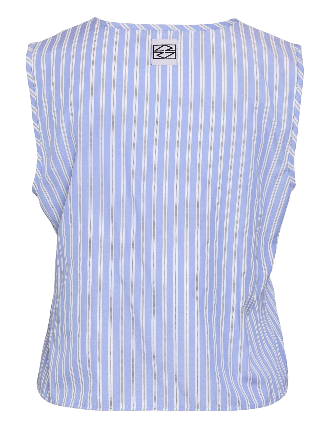 NOISY MAY - NMFRIDA S/L TIE VEST WVN - Ärmlösa blusar - sky blue - 2