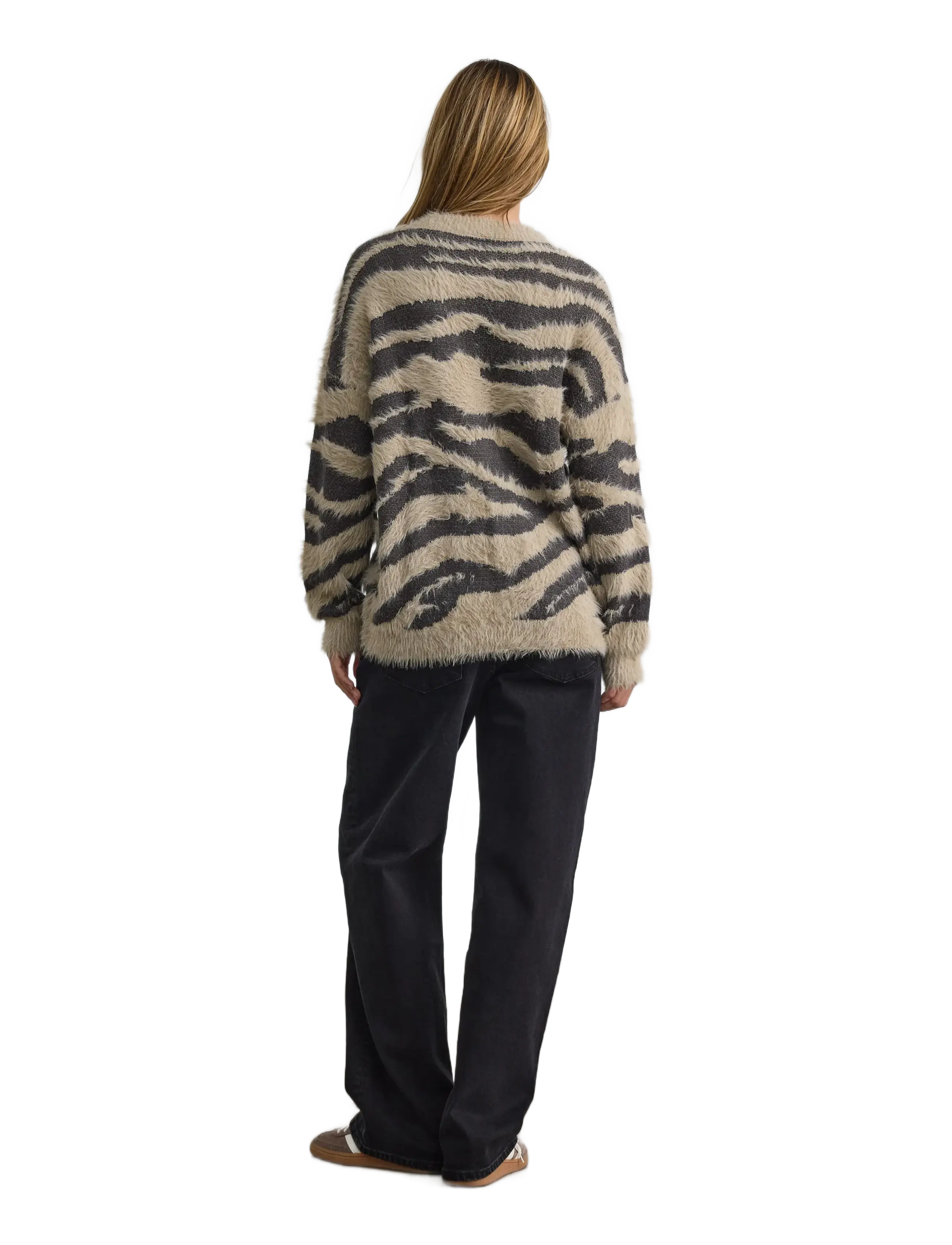 NOISY MAY - NMFLYNN L/S V-NECK KNIT CARDIGAN NOOS - cardigans - aluminum - 2