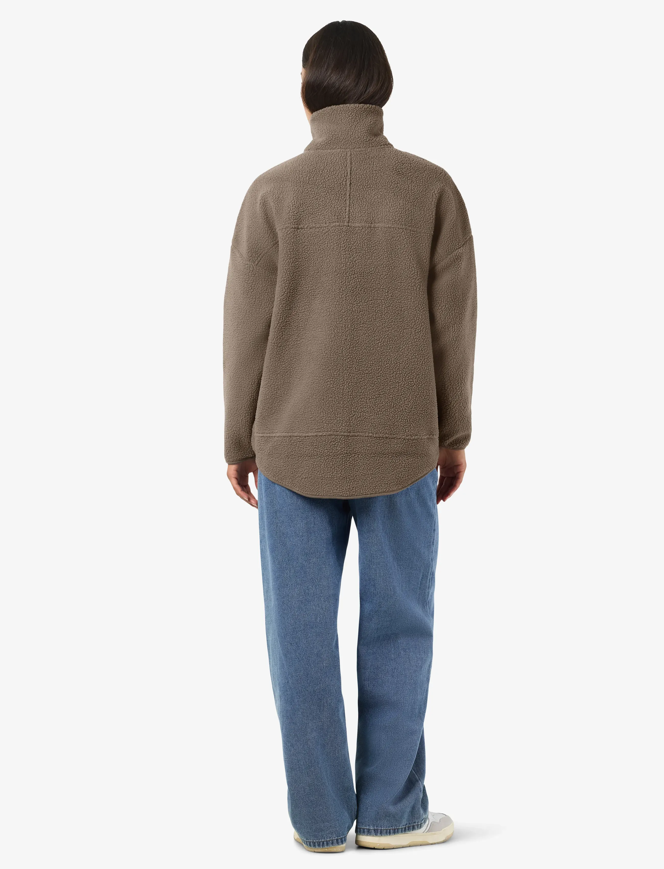 NOISY MAY - NMCOZY L/S ZIP SWEATER JRS NOOS - fleece & midlayer - morel - 4