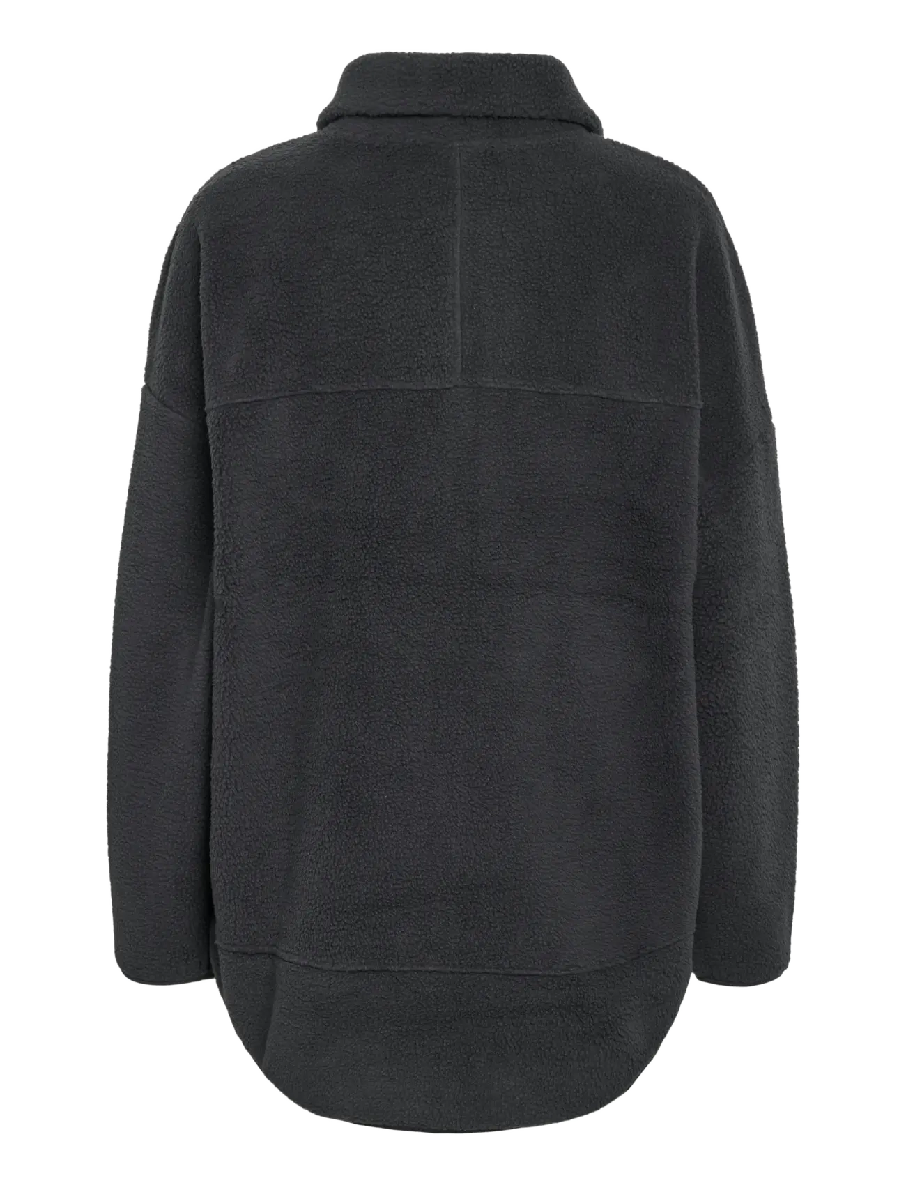 NOISY MAY - NMCOZY L/S ZIP SWEATER JRS NOOS - flīsa un siltās jakas - obsidian - 2