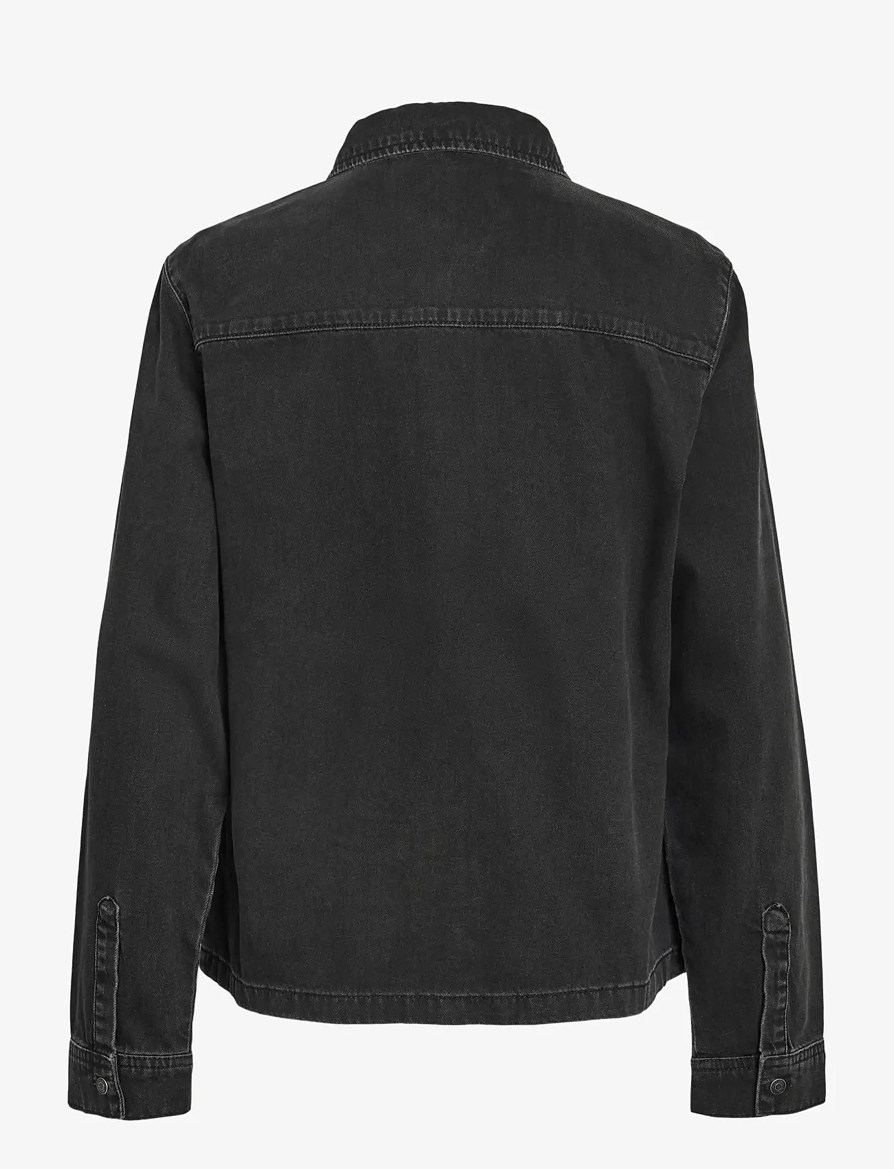 NOISY MAY - NMNEW SIGNE L/S DENIM SHIRT VI001BL NOOS - teksasärgid - black denim - 2