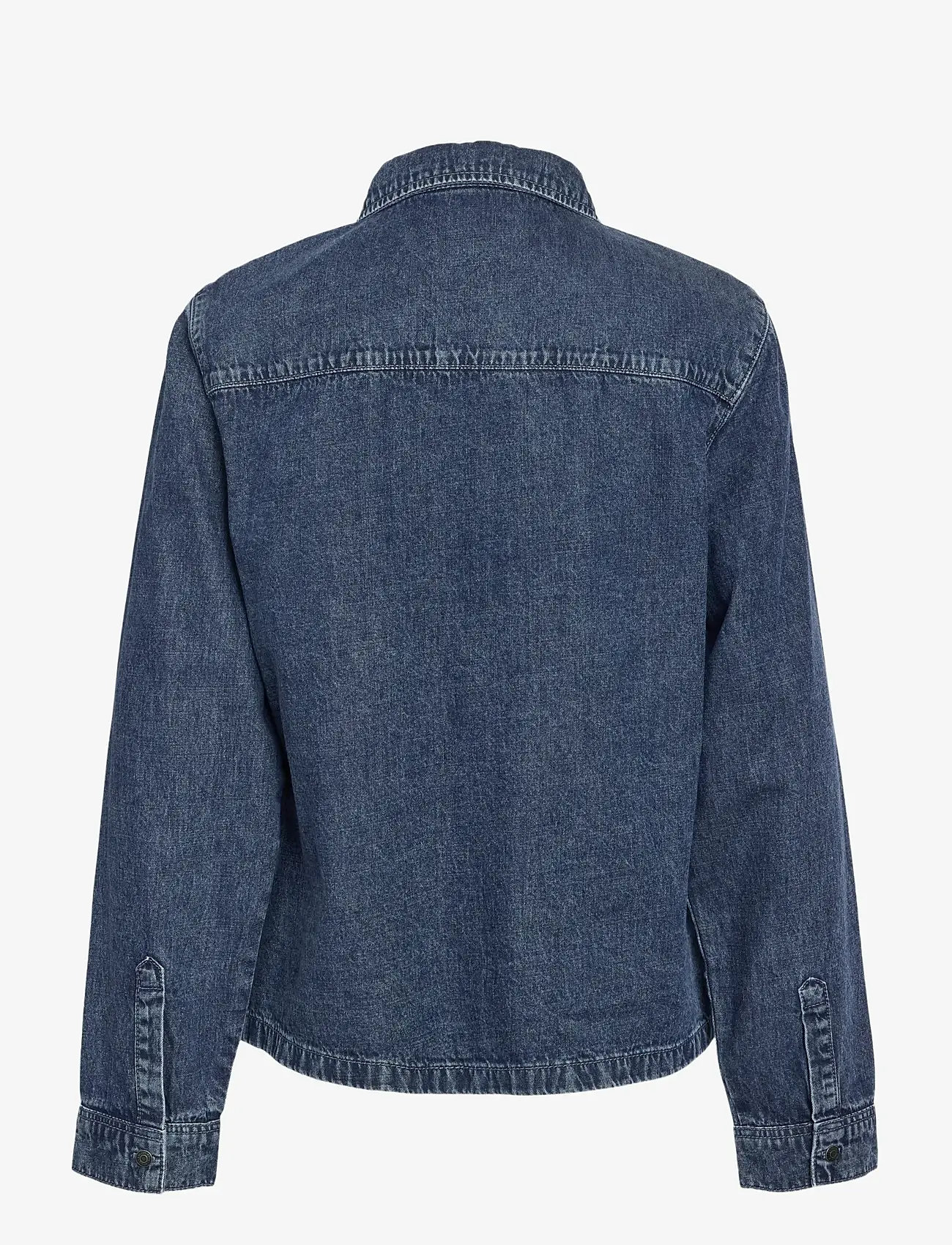 NOISY MAY - NMNEW SIGNE L/S DENIM SHIRT VI002MB NOOS - teksasärgid - medium blue denim - 2