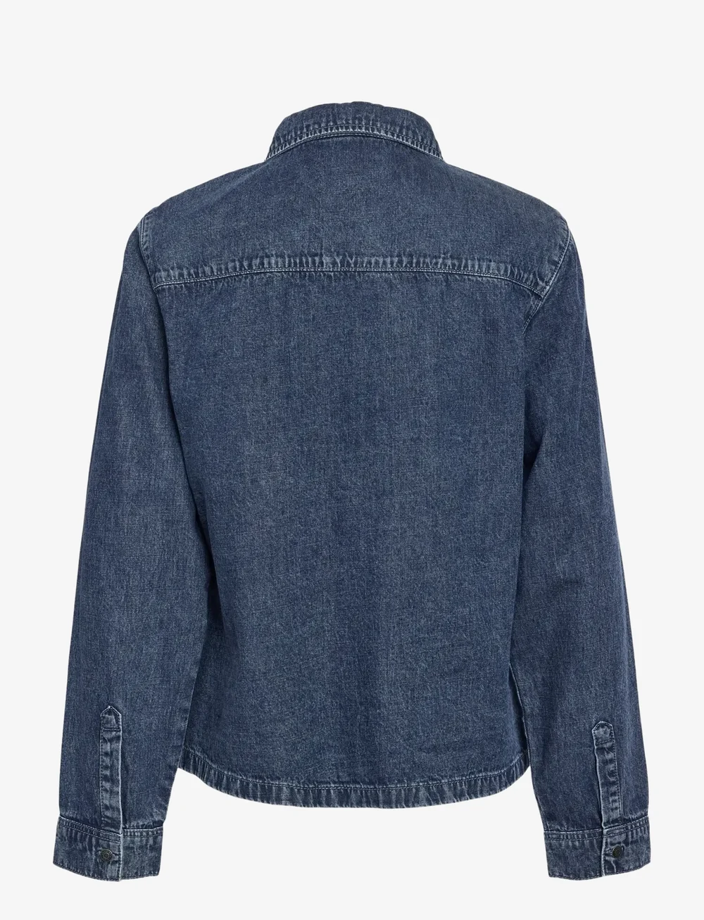 NOISY MAY - NMNEW SIGNE L/S DENIM SHIRT VI002MB NOOS - teksasärgid - medium blue denim - 2