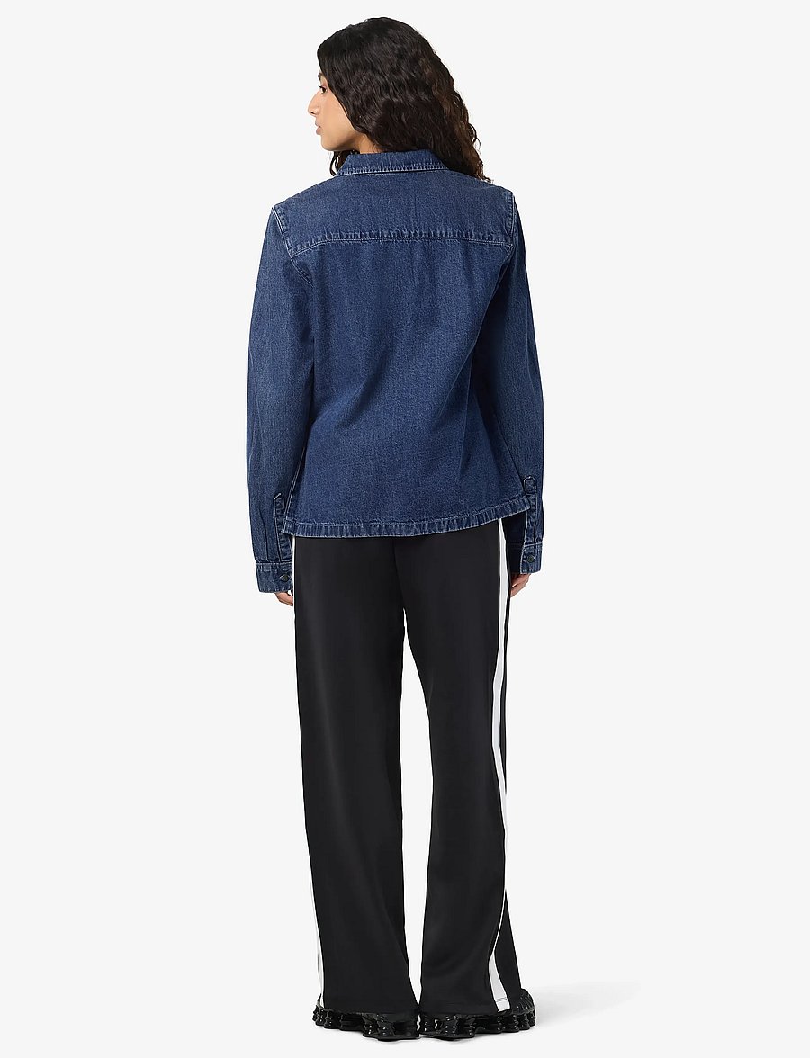 NOISY MAY - NMNEW SIGNE L/S DENIM SHIRT VI002MB NOOS - koszule dżinsowe - medium blue denim - 5