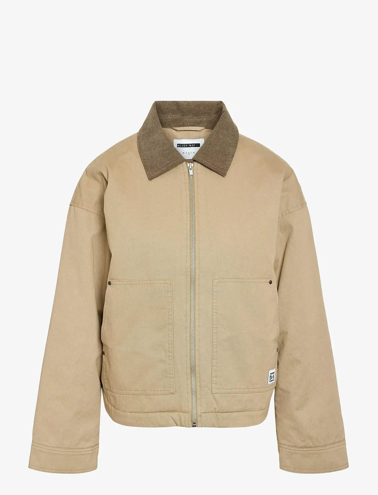 NOISY MAY - NMRUE L/S JACKET FWD - efterårsjakker - aluminum - 0