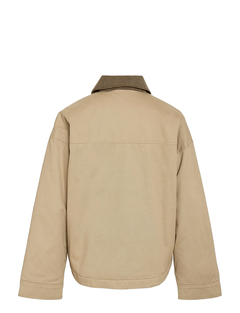 NOISY MAY - NMRUE L/S JACKET FWD - efterårsjakker - aluminum - 1