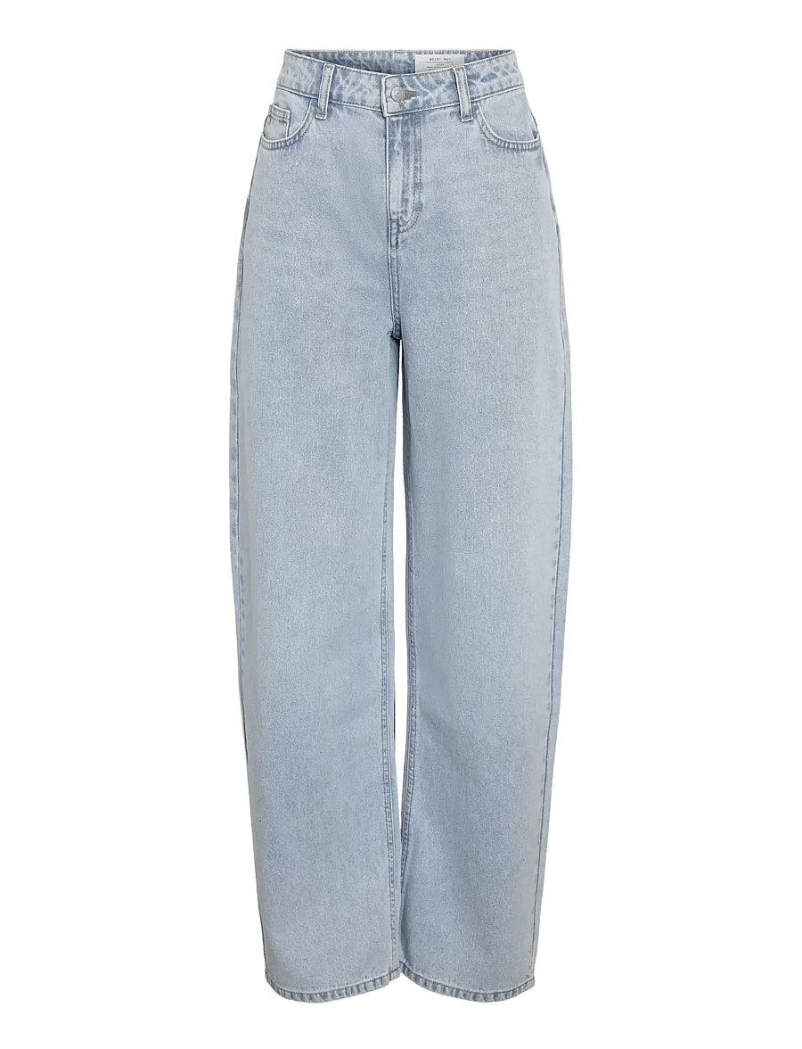 NOISY MAY - NMALEXA MW LOOSE JEANS AZ468LB NOOS - laia säärega teksad - light blue denim - 1