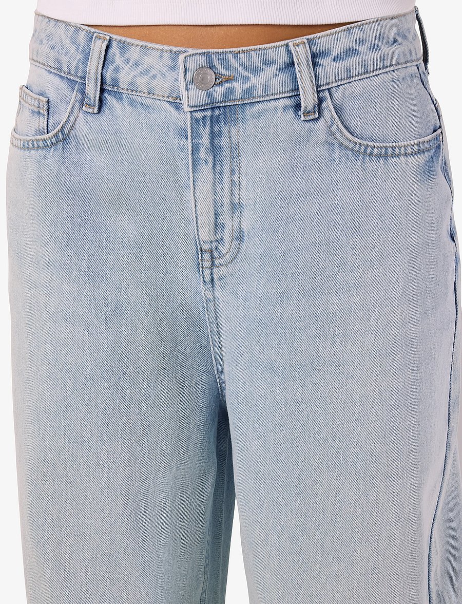 NOISY MAY - NMALEXA MW LOOSE JEANS AZ468LB NOOS - laia säärega teksad - light blue denim - 5