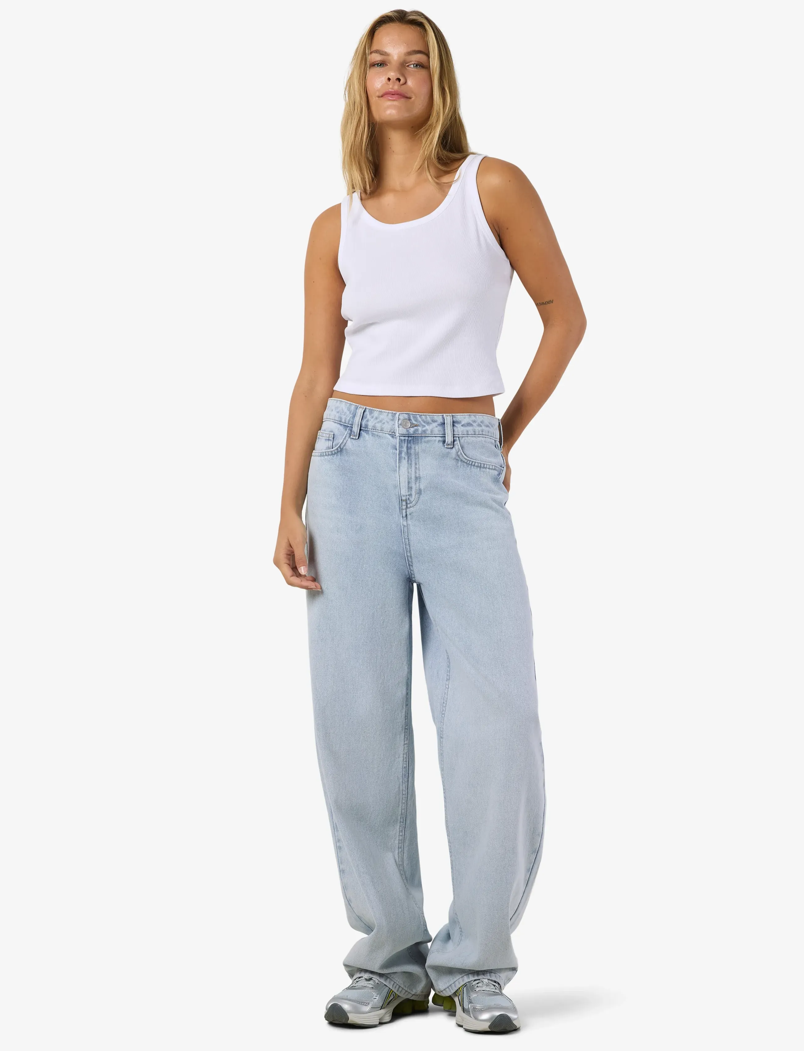 NOISY MAY Nmalexa Mw Loose Jeans Az468Lb Noos dam – bild 4