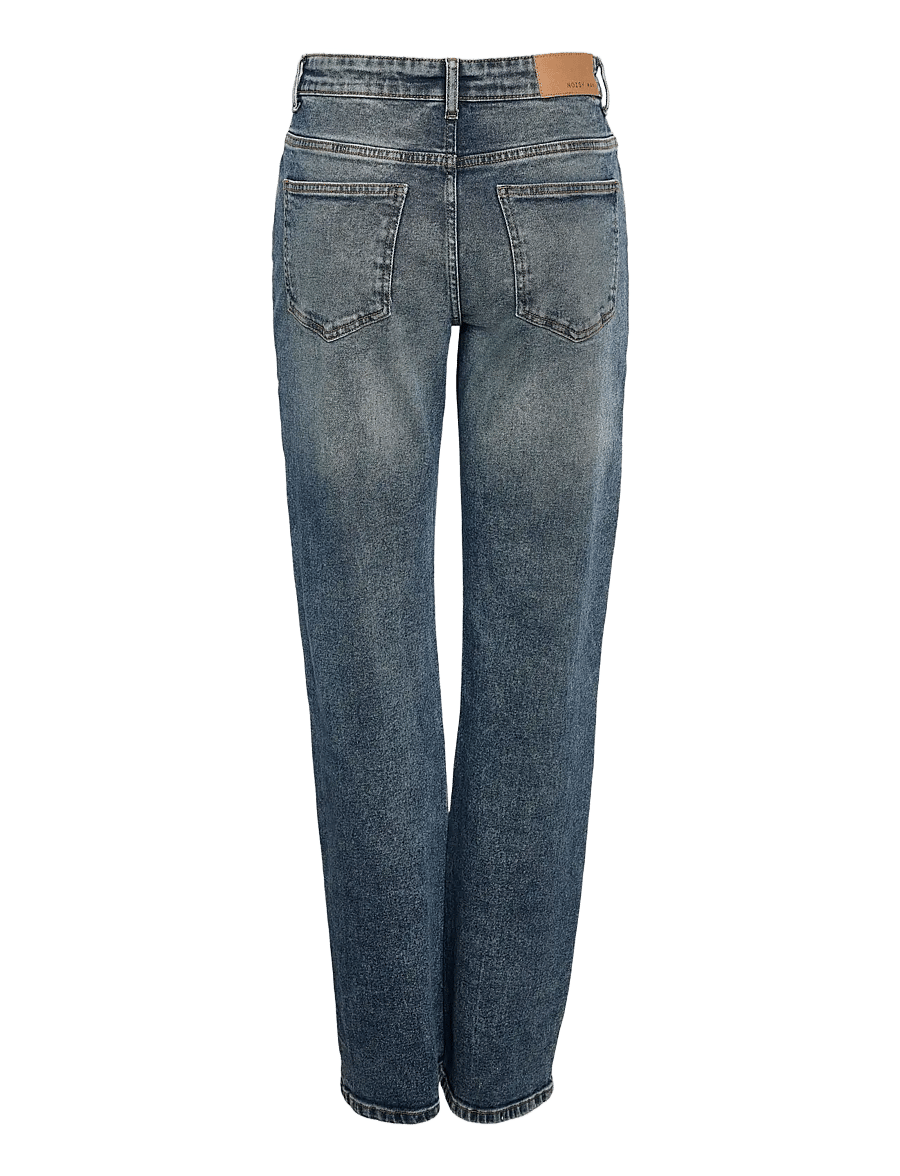 NOISY MAY - NMMONICA HW STRAIGHT JEAN AZ221DB NOOS - tiesaus kirpimo džinsai - dark blue denim - 2