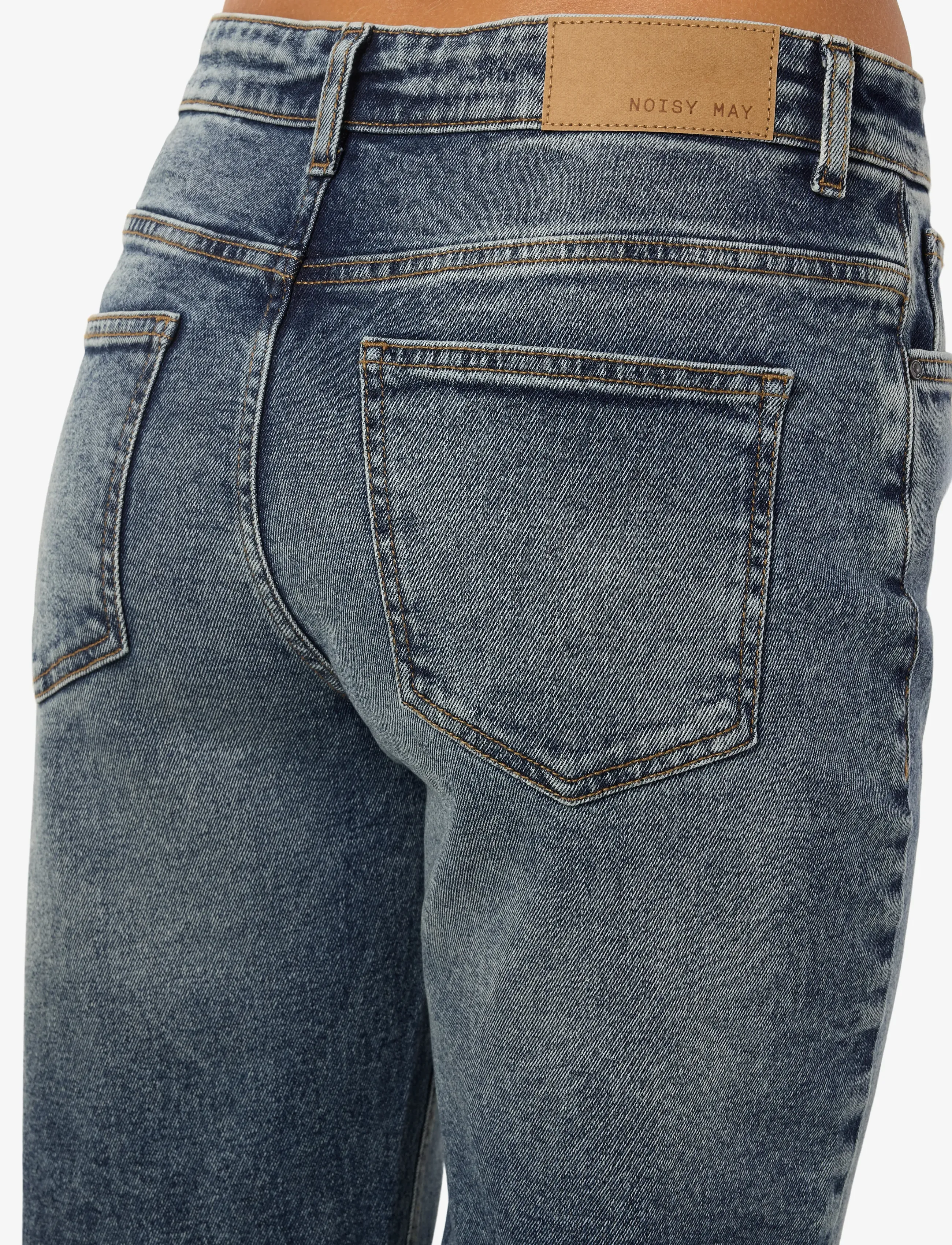 NOISY MAY Nmmonica Hw Straight Jean Az221Db Noos raka jeans dam – bild 3
