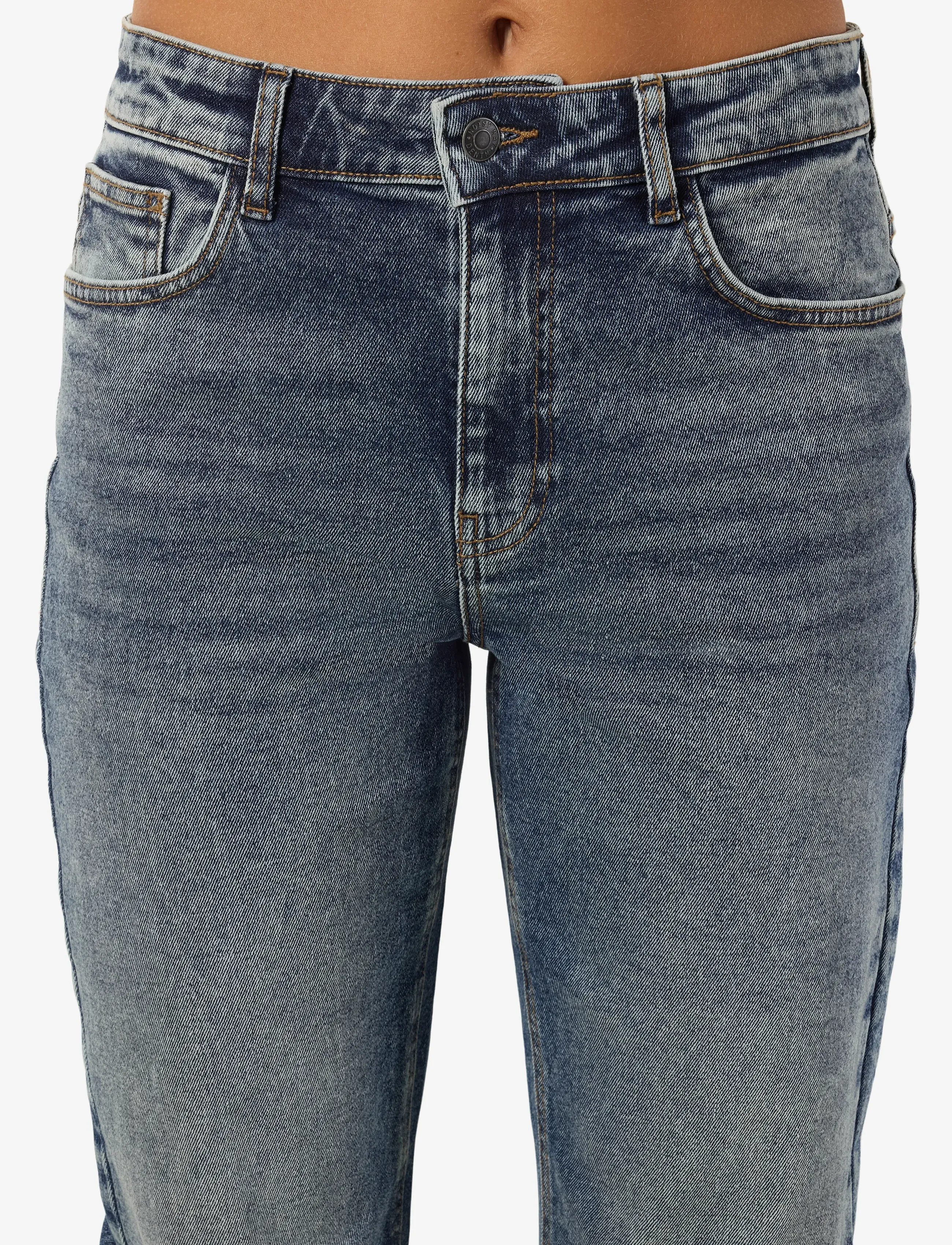 NOISY MAY Nmmonica Hw Straight Jean Az221Db Noos raka jeans dam – bild 5