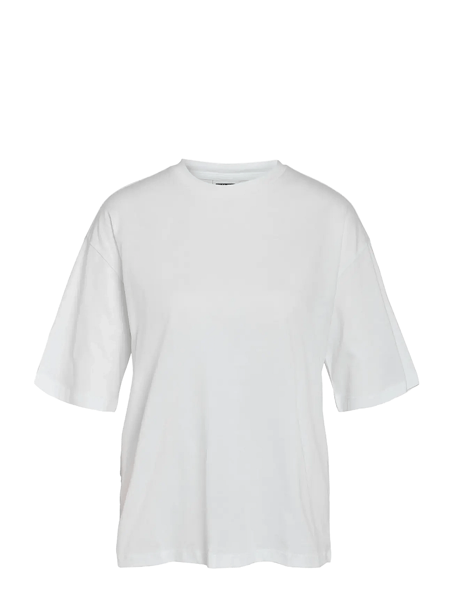 NOISY MAY - NMKIM S/S T-SHIRT JRS NOOS - t-shirts - bright white - 1